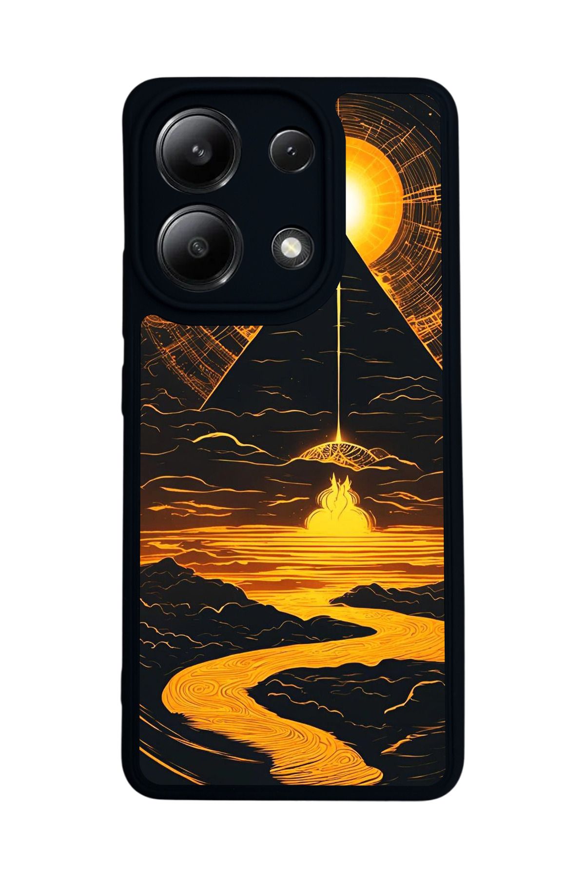 BGAKSESUAR Xiaomi Redmi Note 13 4G Uyumlu Mat Siyah Kılıf – Yumuşak Silikon, Koruyucu, Şok Emici Kapak