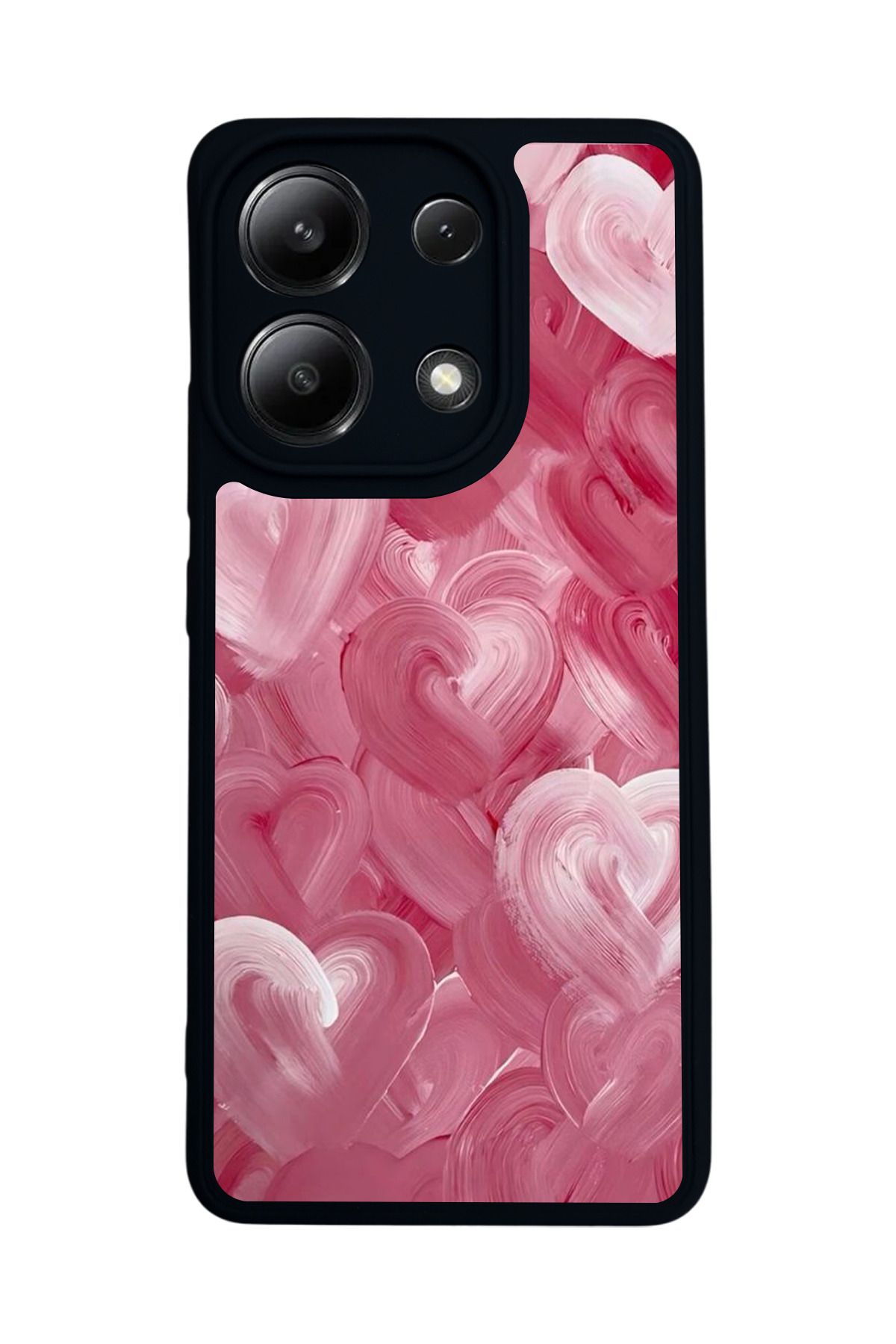 BGAKSESUAR Xiaomi Redmi Note 13 4G Uyumlu Mat Siyah Kılıf – Yumuşak Silikon, Koruyucu, Şok Emici Kapak