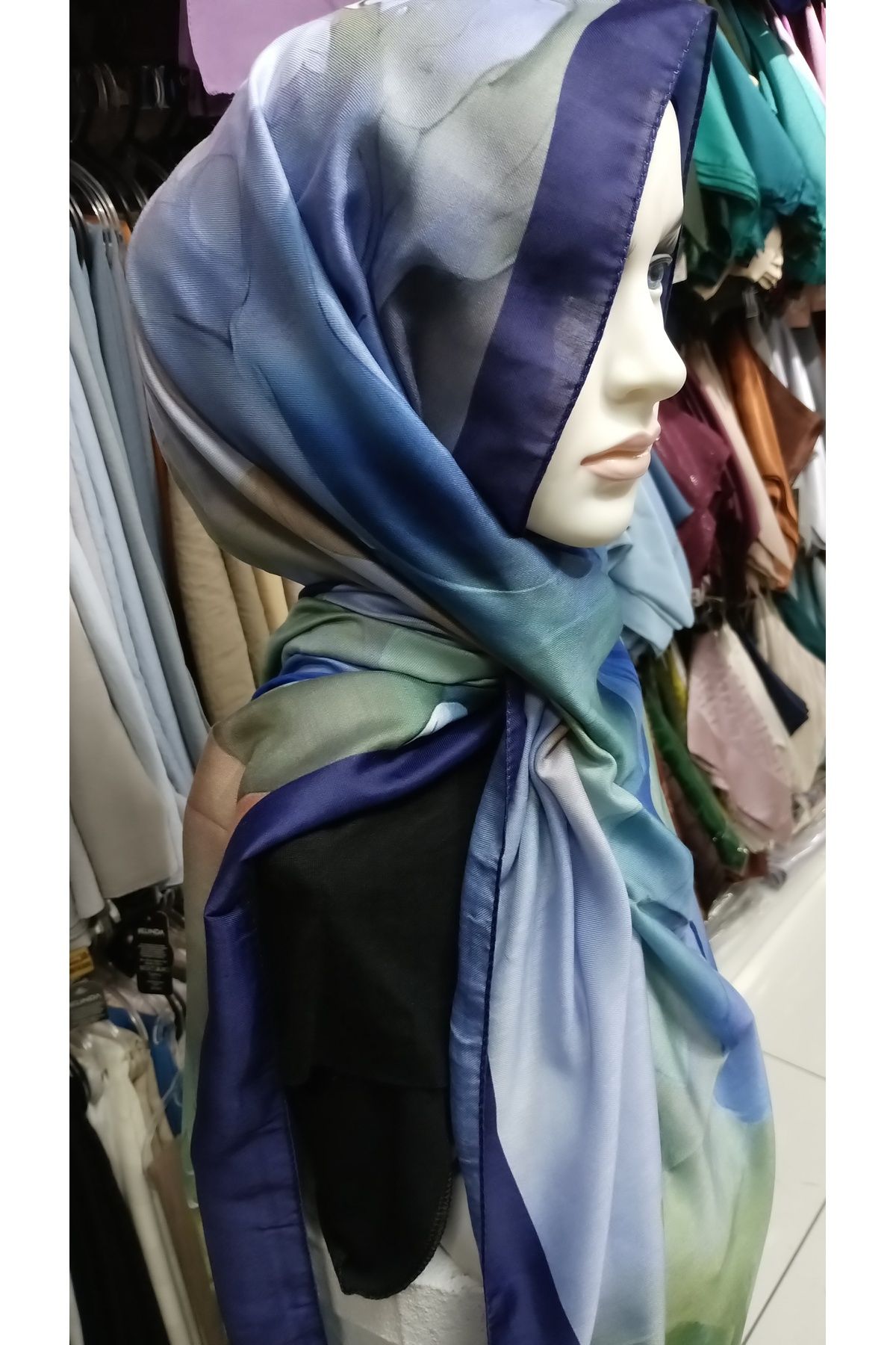 scarfella LOTUS ÇİÇEKLİ SOFT ŞAL