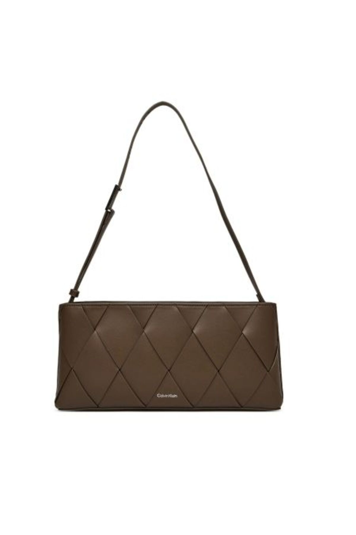 Calvin Klein CK WOVEN ELONGATED SHOULDER BAG