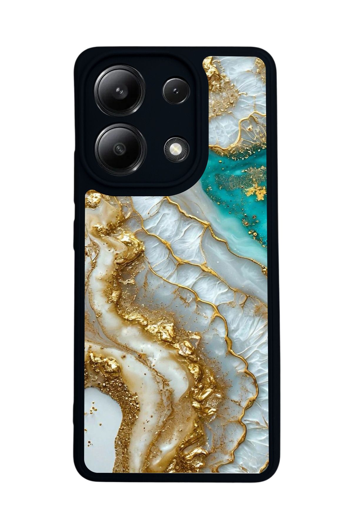 BGAKSESUAR Xiaomi Redmi Note 13 4G Uyumlu Mat Siyah Kılıf – Yumuşak Silikon, Koruyucu, Şok Emici Kapak