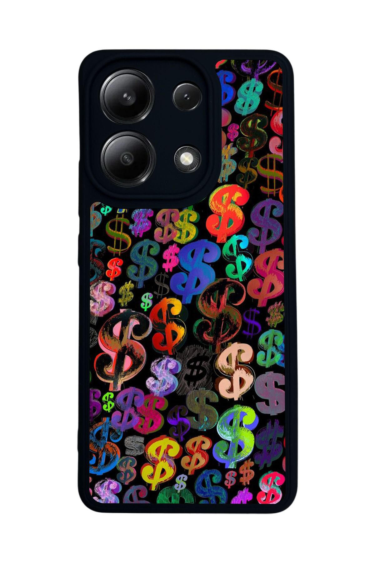 BGAKSESUAR Xiaomi Redmi Note 13 4G Uyumlu Mat Siyah Kılıf – Yumuşak Silikon, Koruyucu, Şok Emici Kapak