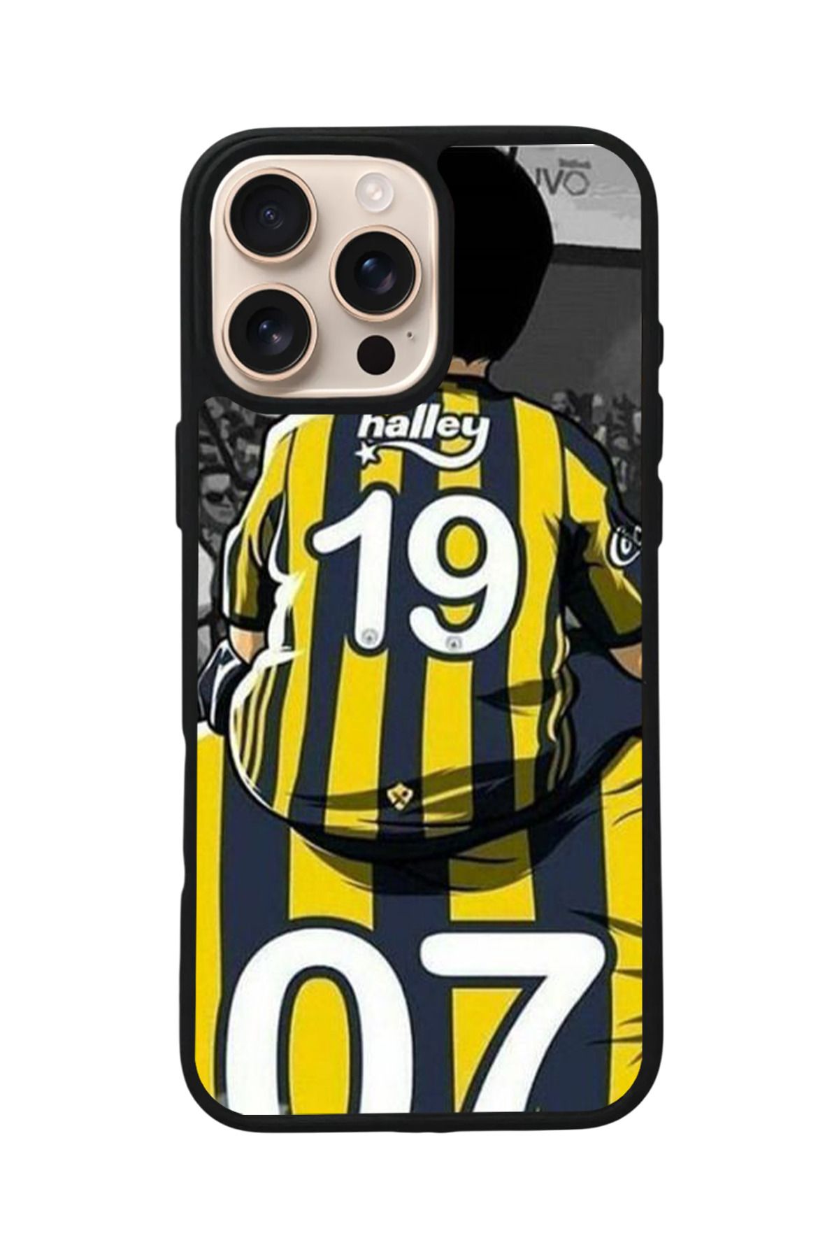 Aksel Kılıf Apple iPhone 16 Pro Max Uyumlu Baskılı,Mat Siyah,Yumuşak Silikon,Koruyucu,Şok Emici Kapak,Kılıf