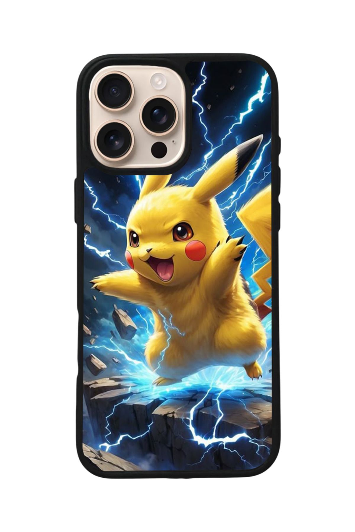 Aksel Kılıf Apple iPhone 15 Pro Max Uyumlu Baskılı,Mat Siyah,Yumuşak Silikon,Koruyucu,Şok Emici Kapak,Kılıf