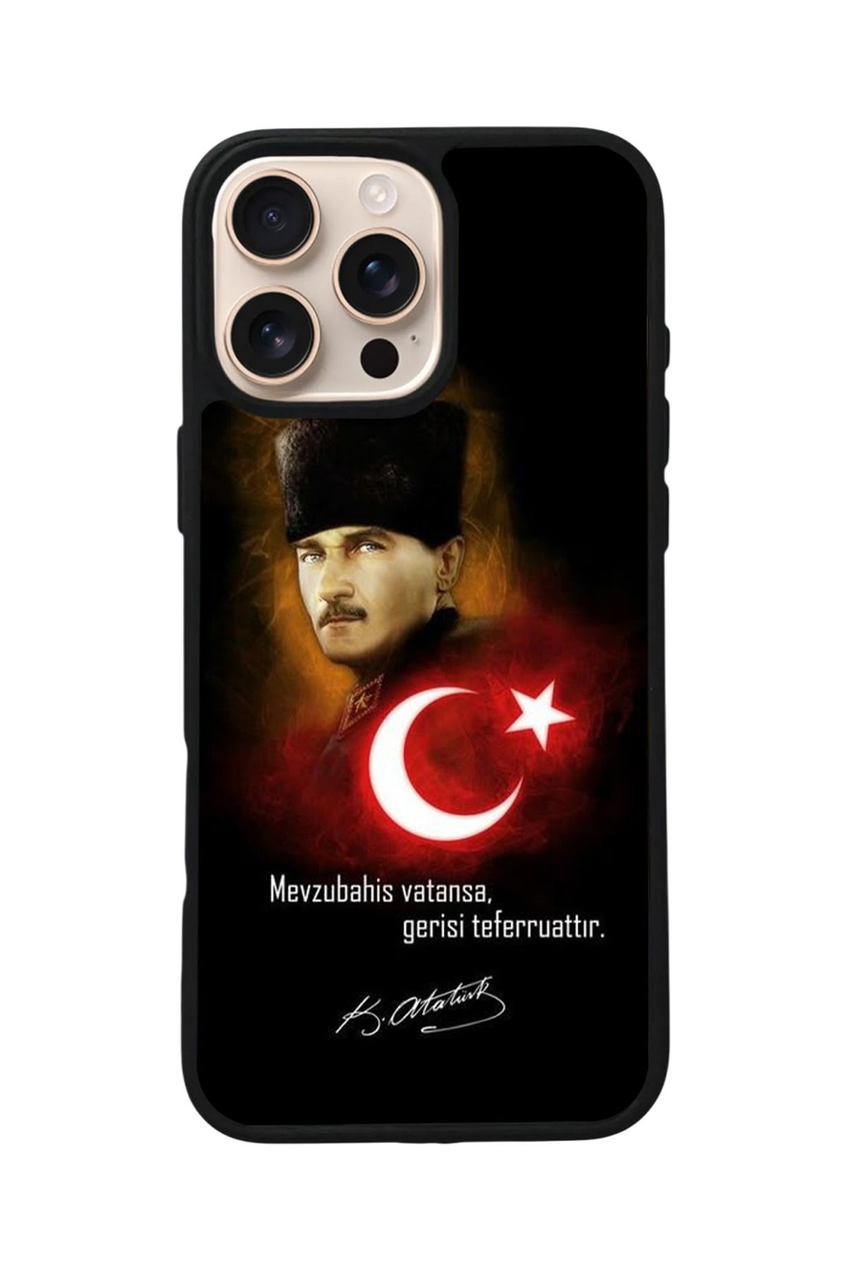 Aksel Kılıf Apple iPhone 14 Pro Uyumlu Baskılı,Mat Siyah,Yumuşak Silikon,Koruyucu,Şok Emici Kapak,Kılıf