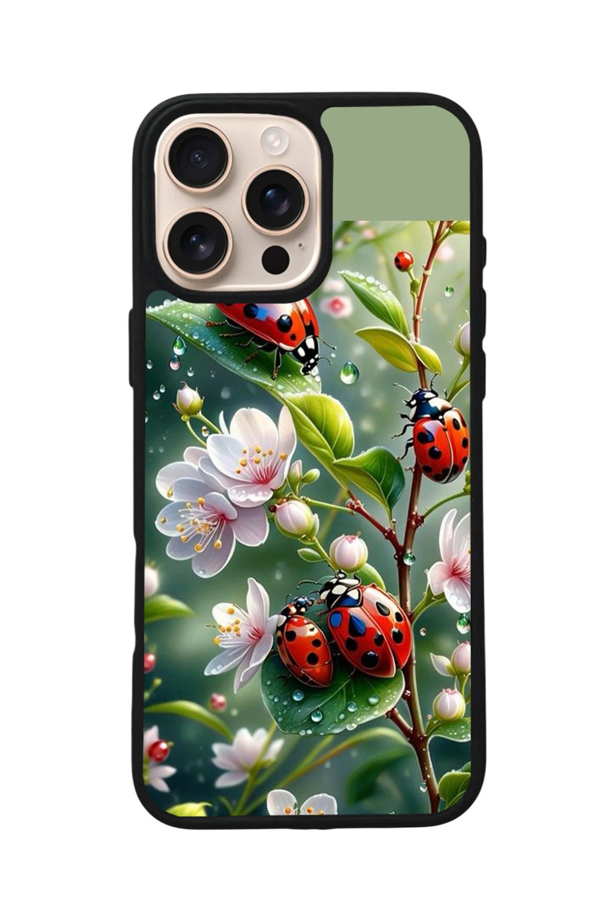 Aksel Kılıf Apple iPhone 15 Pro Uyumlu Baskılı,Mat Siyah,Yumuşak Silikon,Koruyucu,Şok Emici Kapak,Kılıf