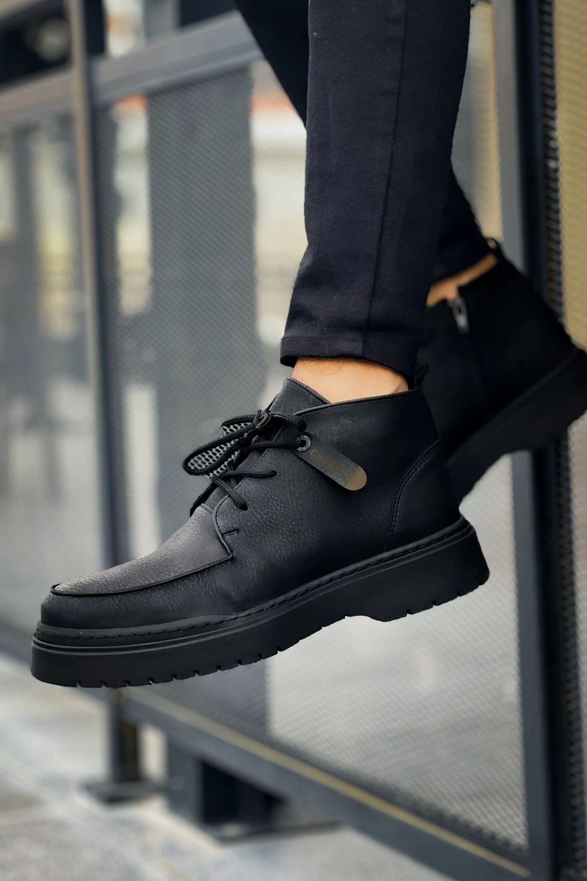 OurStyles CH213 CST Bryggen Erkek Bot SIYAH