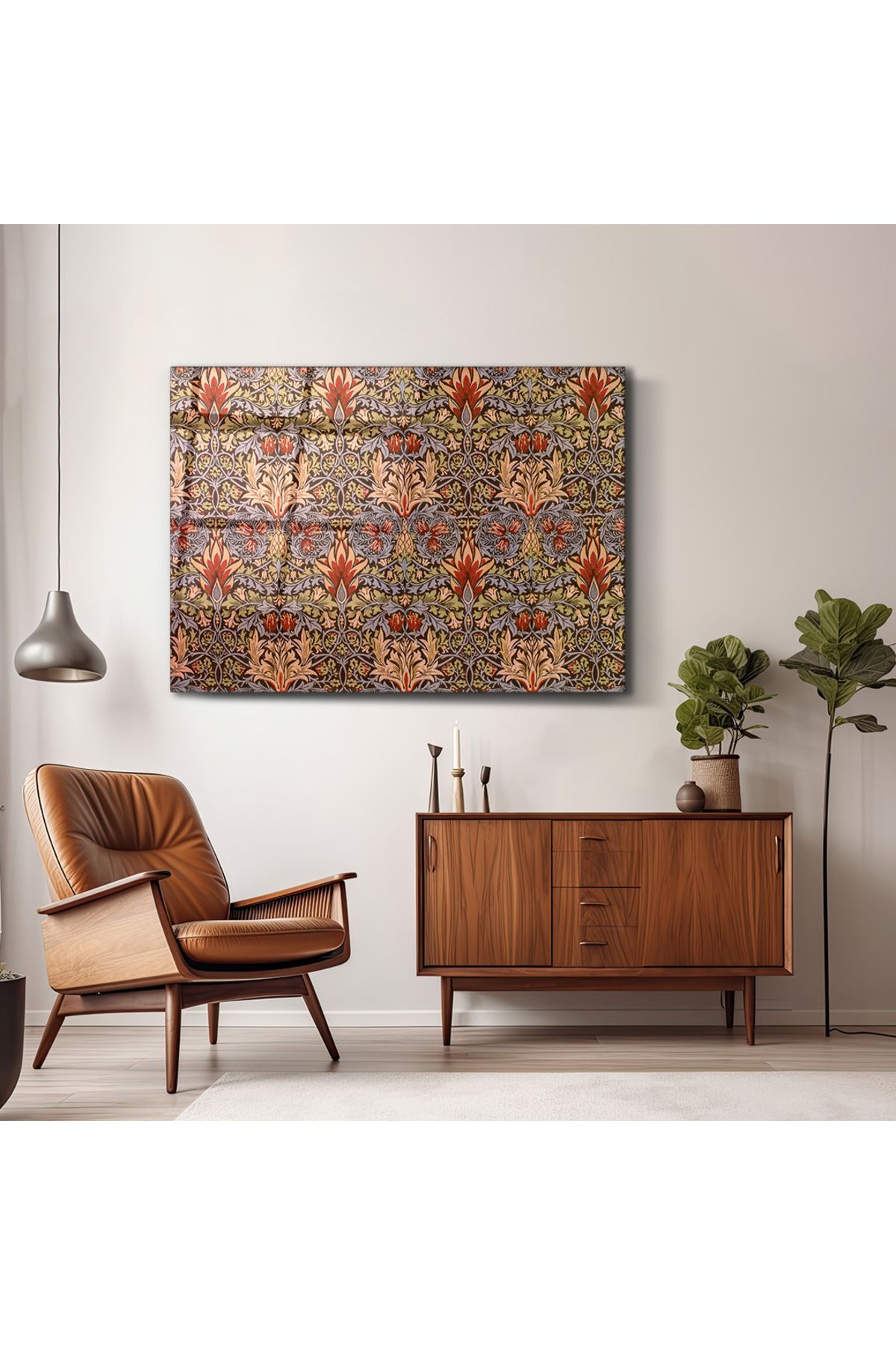OLEARTISTIC Cam Tablo William Morris | Ev ve Ofis Dekorasyonu