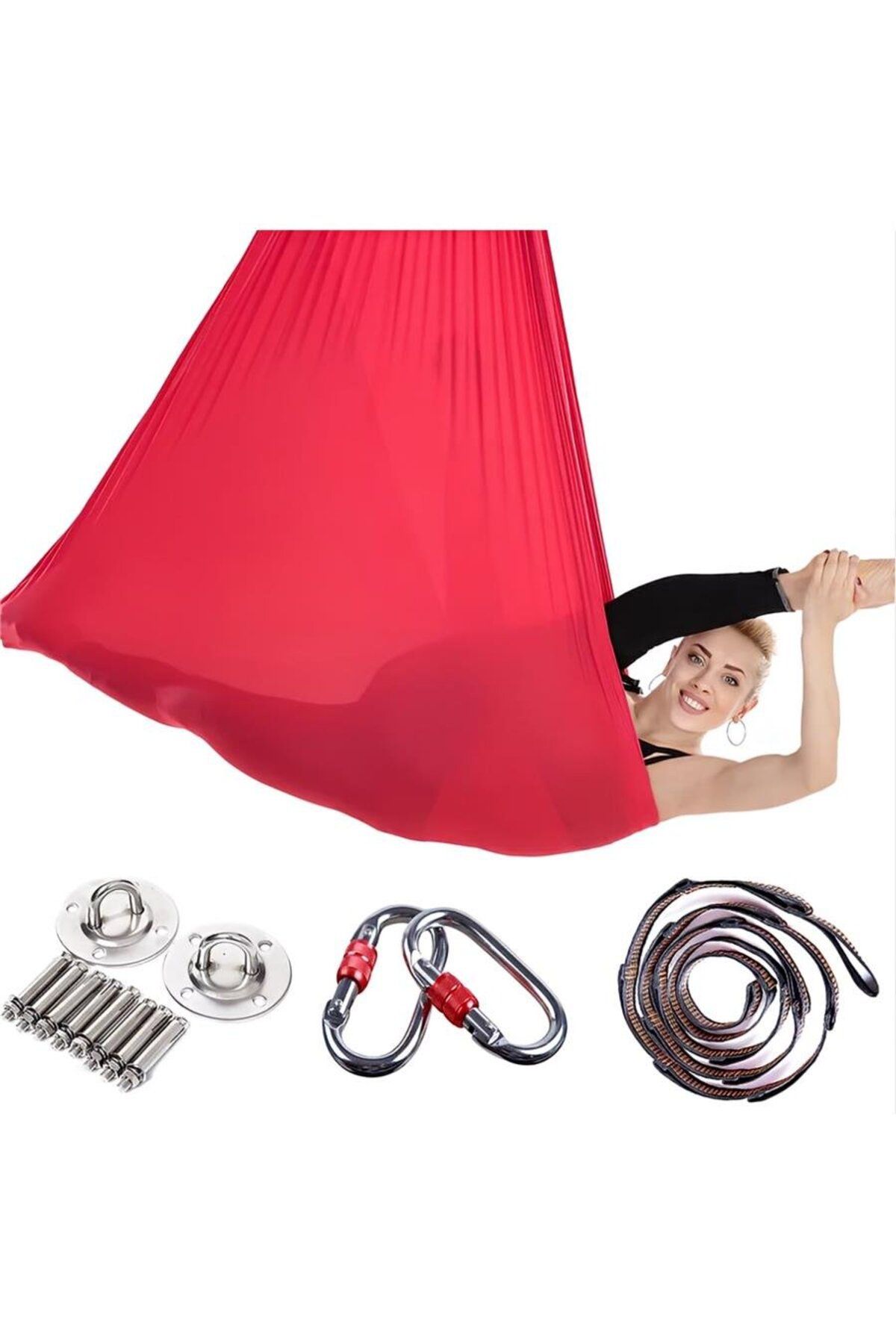supertrend Süpertrend AVESSA YFS-200 RED YOGA FLY SET KIRMIZI RENK