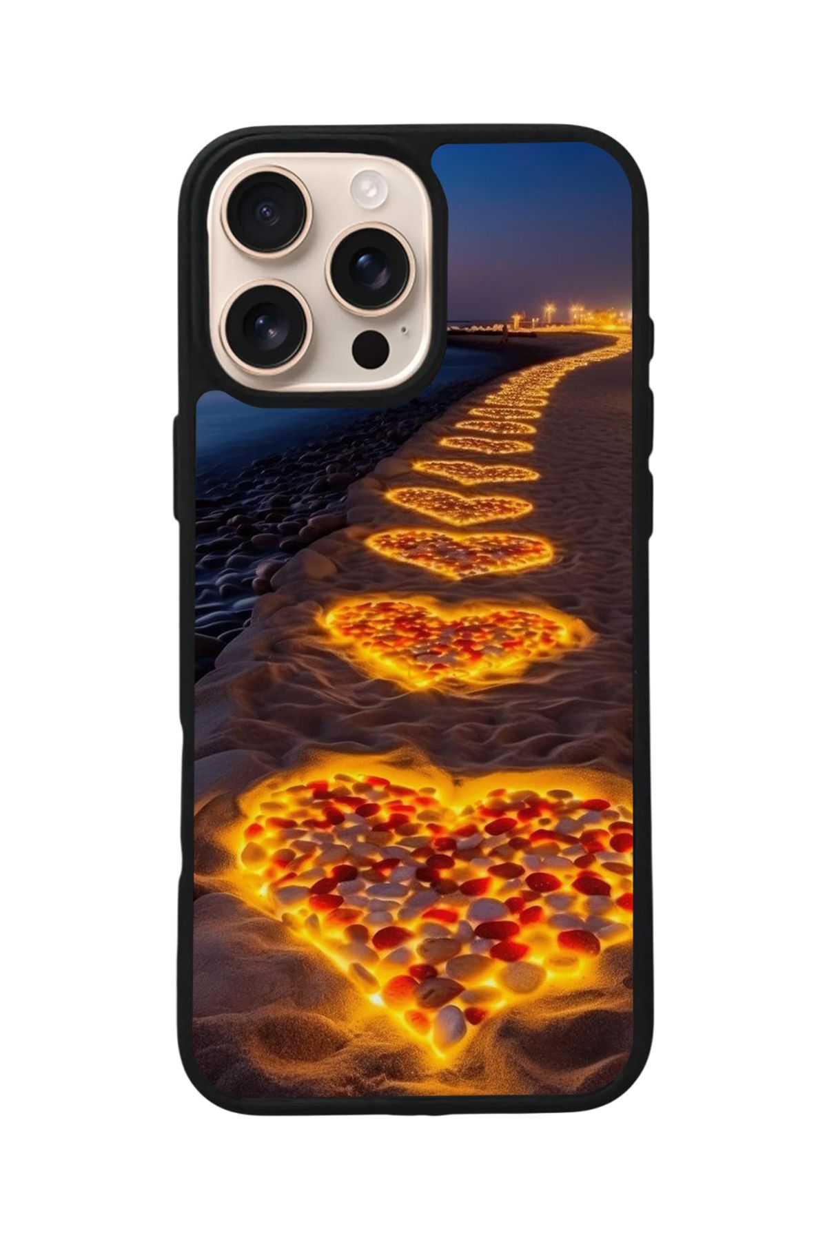 Aksel Kılıf Apple iPhone 15 Pro Uyumlu Baskılı,Mat Siyah,Yumuşak Silikon,Koruyucu,Şok Emici Kapak,Kılıf