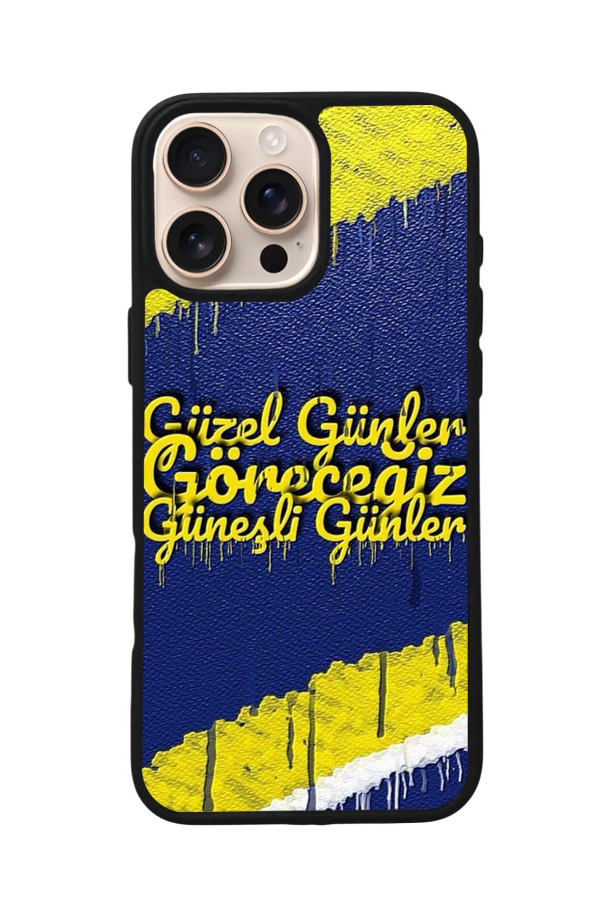 Aksel Kılıf Apple iPhone 16 Pro Max Uyumlu Baskılı,Mat Siyah,Yumuşak Silikon,Koruyucu,Şok Emici Kapak,Kılıf