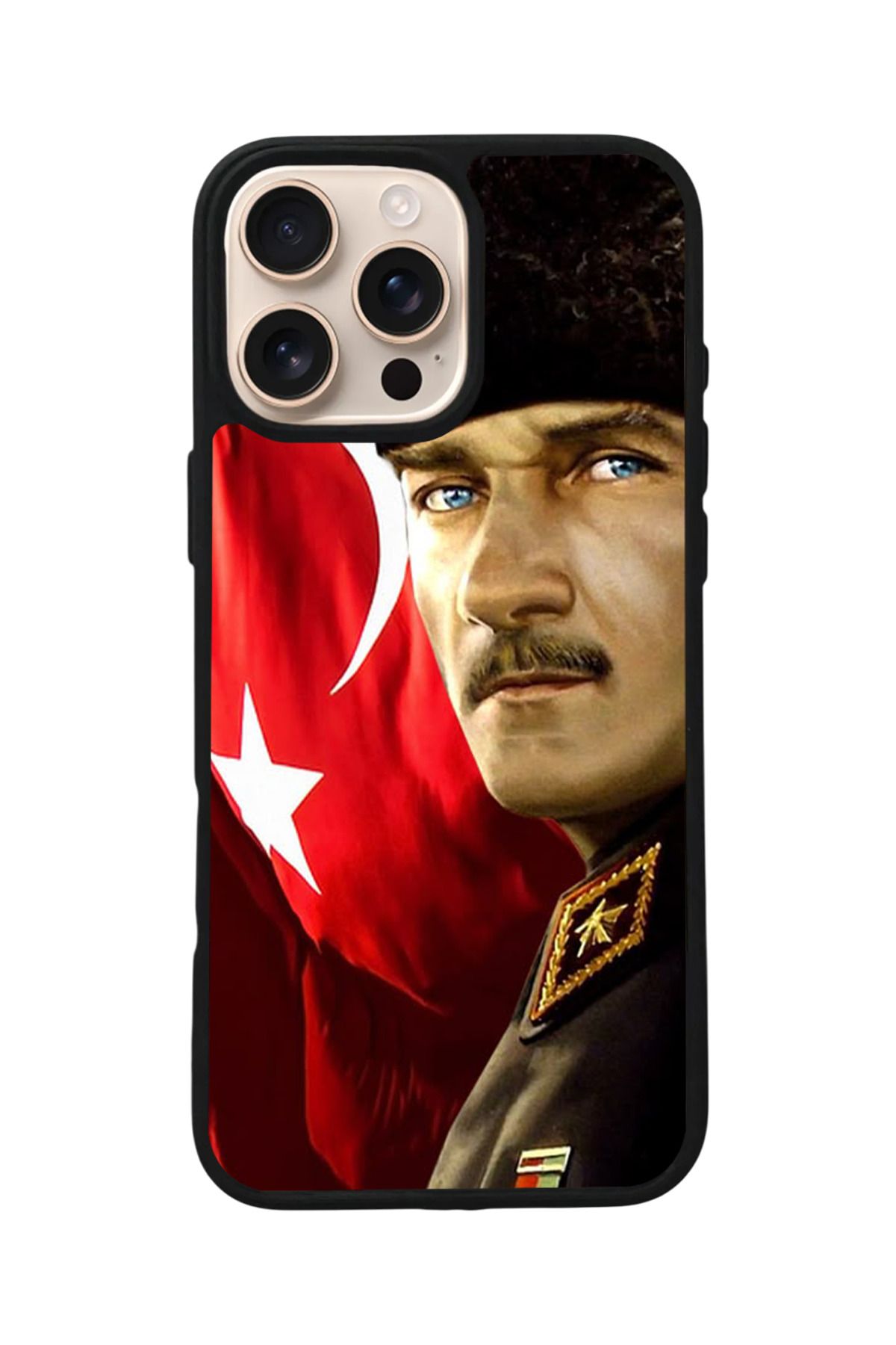 Aksel Kılıf Apple iPhone 14 Pro Uyumlu Baskılı,Mat Siyah,Yumuşak Silikon,Koruyucu,Şok Emici Kapak,Kılıf