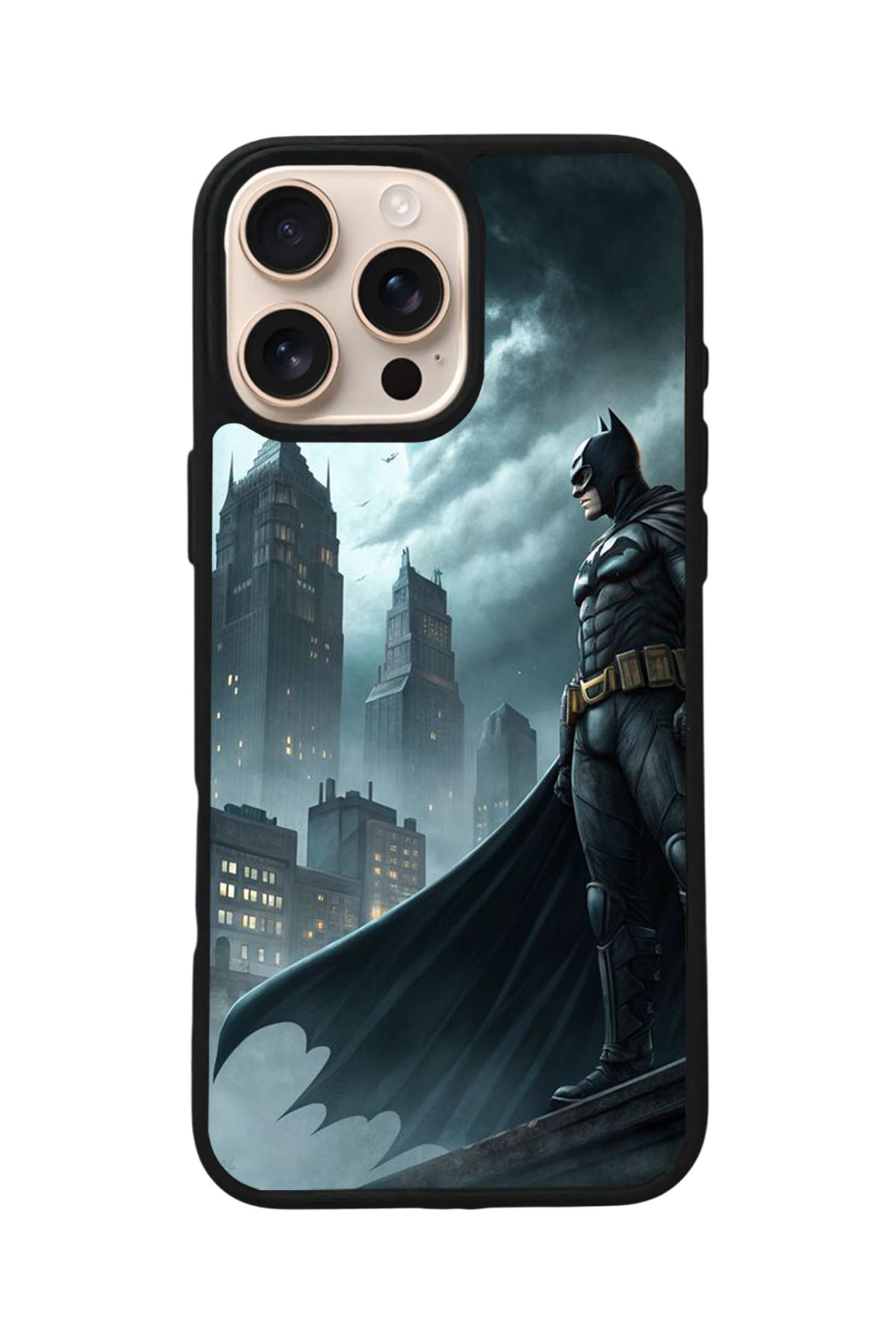 Aksel Kılıf Apple iPhone 15 Pro Max Uyumlu Baskılı,Mat Siyah,Yumuşak Silikon,Koruyucu,Şok Emici Kapak,Kılıf