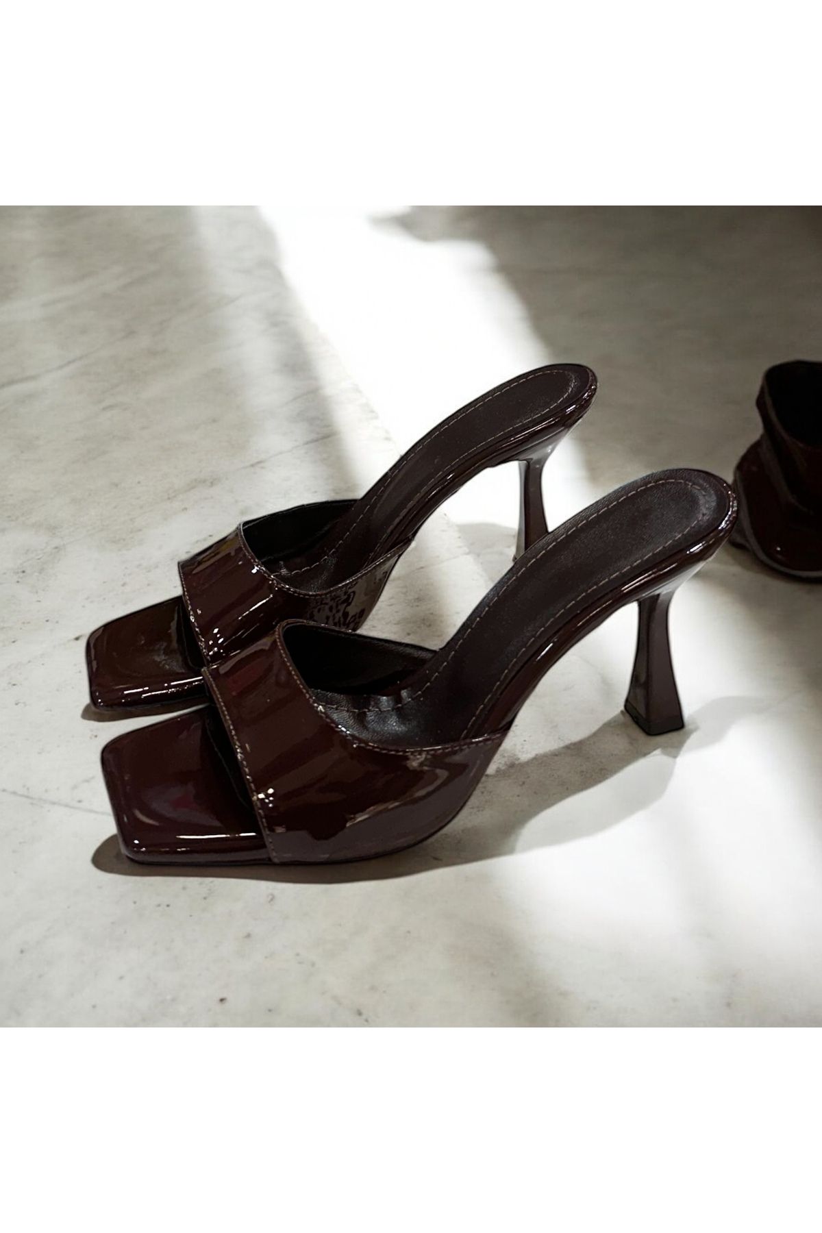 runa shoes topuklu terlik rugan terlik