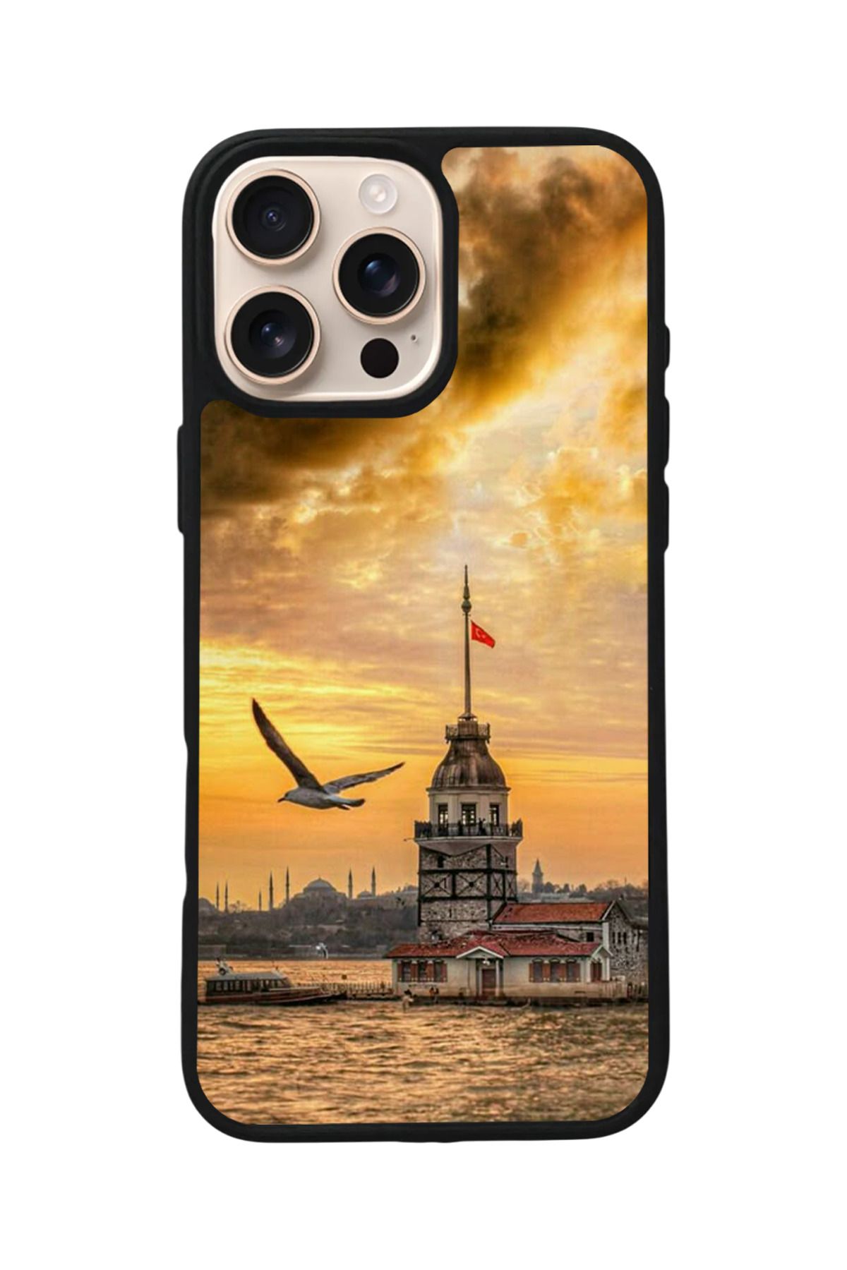 Aksel Kılıf Apple iPhone 15 Pro Max Uyumlu Baskılı,Mat Siyah,Yumuşak Silikon,Koruyucu,Şok Emici Kapak,Kılıf