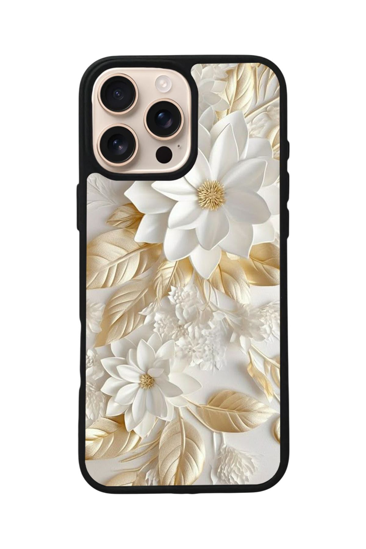 Aksel Kılıf Apple iPhone 16 Pro Max Uyumlu Baskılı,Mat Siyah,Yumuşak Silikon,Koruyucu,Şok Emici Kapak,Kılıf