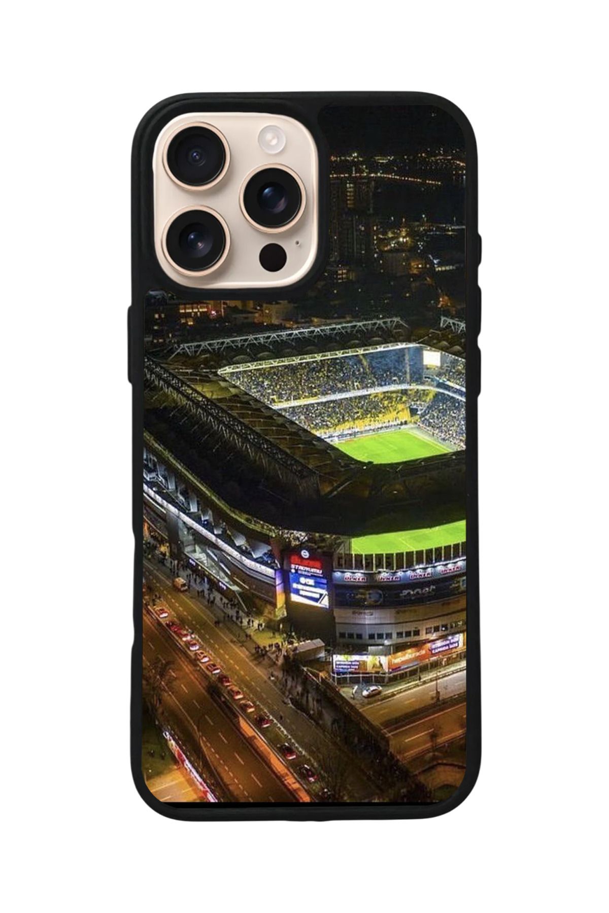 Aksel Kılıf Apple iPhone 14 Pro Uyumlu Baskılı,Mat Siyah,Yumuşak Silikon,Koruyucu,Şok Emici Kapak,Kılıf