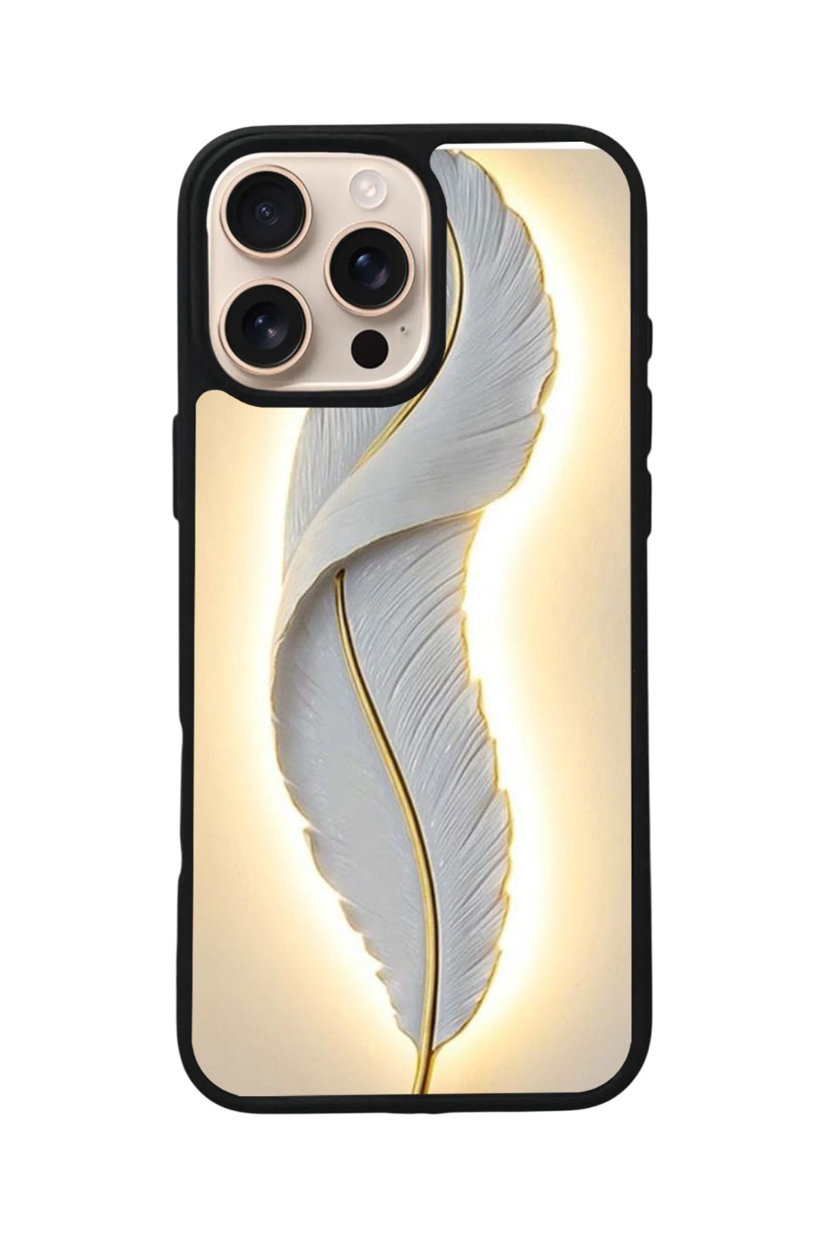 Aksel Kılıf Apple iPhone 16 Pro Max Uyumlu Baskılı,Mat Siyah,Yumuşak Silikon,Koruyucu,Şok Emici Kapak,Kılıf