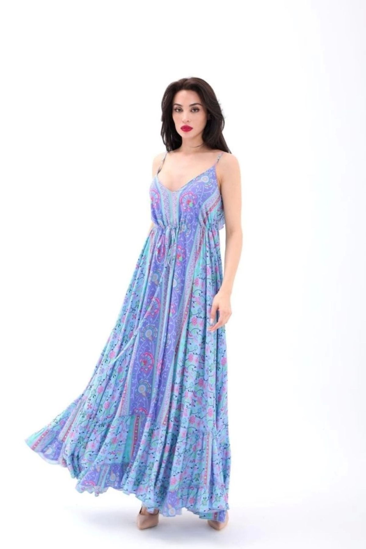 nedo7 6467 ELBİSE-LİLA
