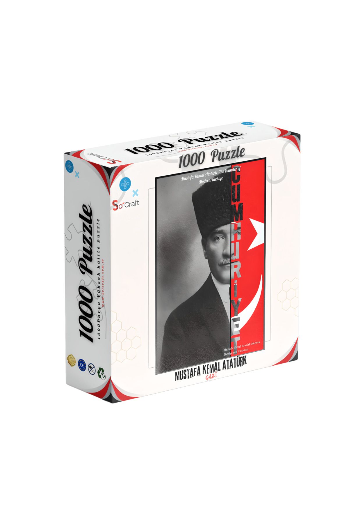 Soi Craft 1000 Parça Puzzle Gazi Atatürk Baş Komutan