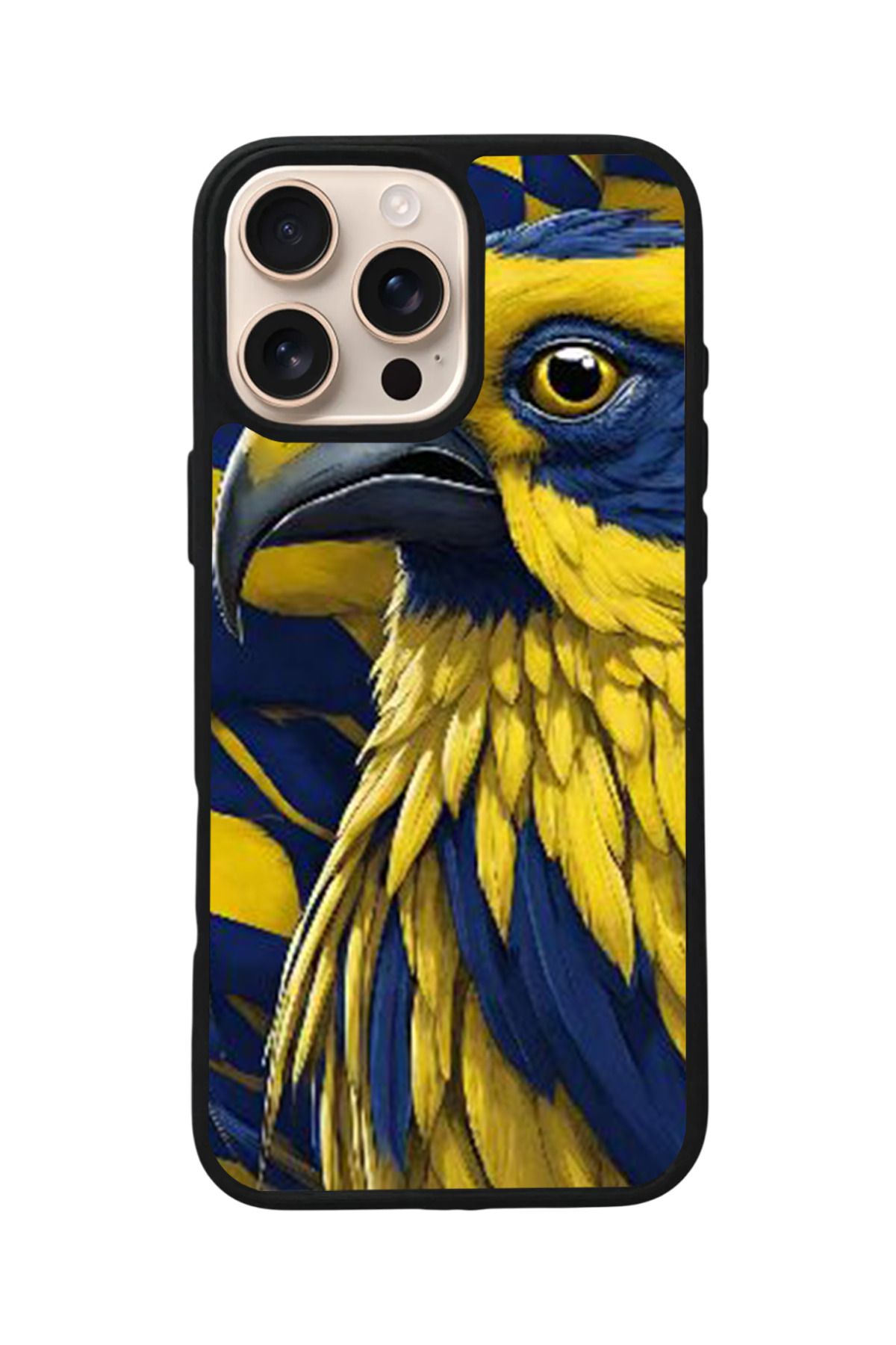 Aksel Kılıf Apple iPhone 15 Pro Uyumlu Baskılı,Mat Siyah,Yumuşak Silikon,Koruyucu,Şok Emici Kapak,Kılıf