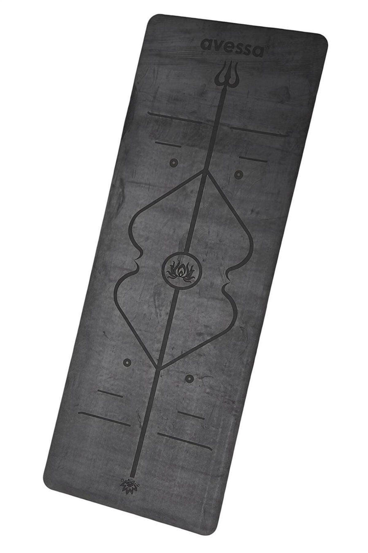 alsepeteavm AVESSA RYM-GREY KAUÇUK YOGAMAT GRİ RENK 183*68*0,5 CM