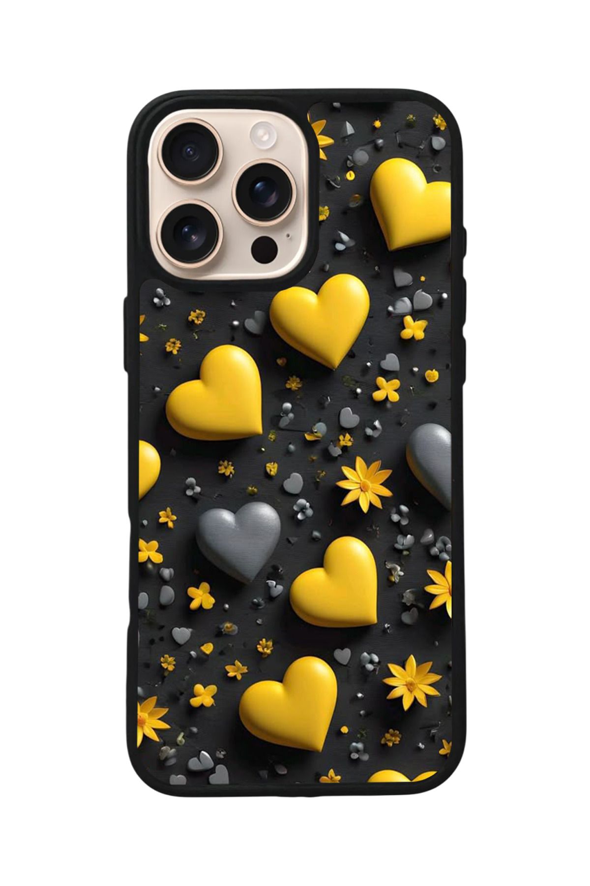 Aksel Kılıf Apple iPhone 11 Pro Max Uyumlu Baskılı,Mat Siyah,Yumuşak Silikon,Koruyucu,Şok Emici Kapak,Kılıf