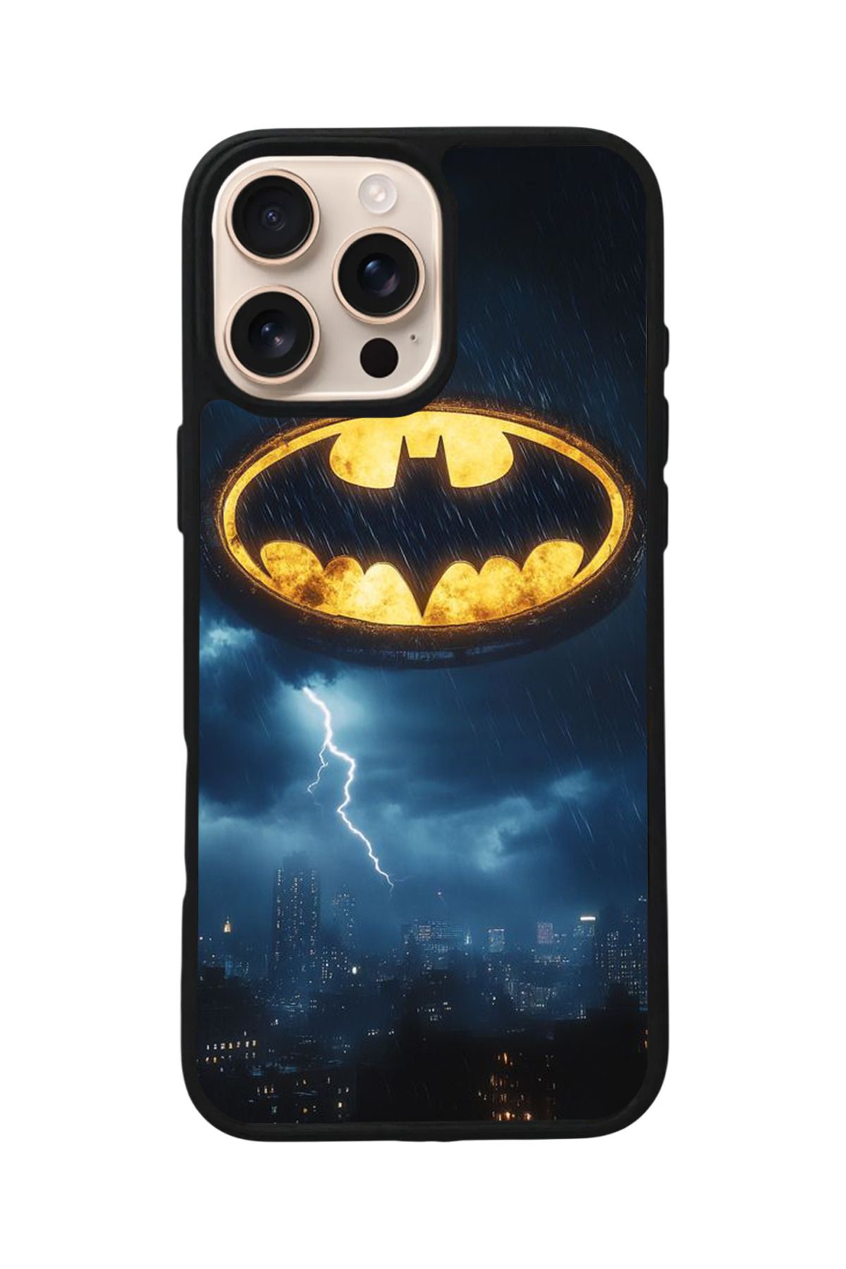 Aksel Kılıf Apple iPhone 16 Pro Uyumlu Baskılı,Mat Siyah,Yumuşak Silikon,Koruyucu,Şok Emici Kapak,Kılıf