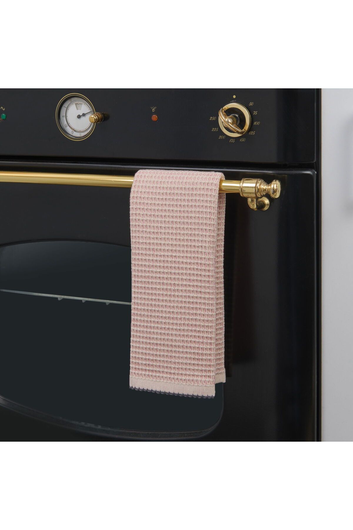 ASPARTAM Soft Waffle Mutfak Havlusu - Pembe - 30x50 cm