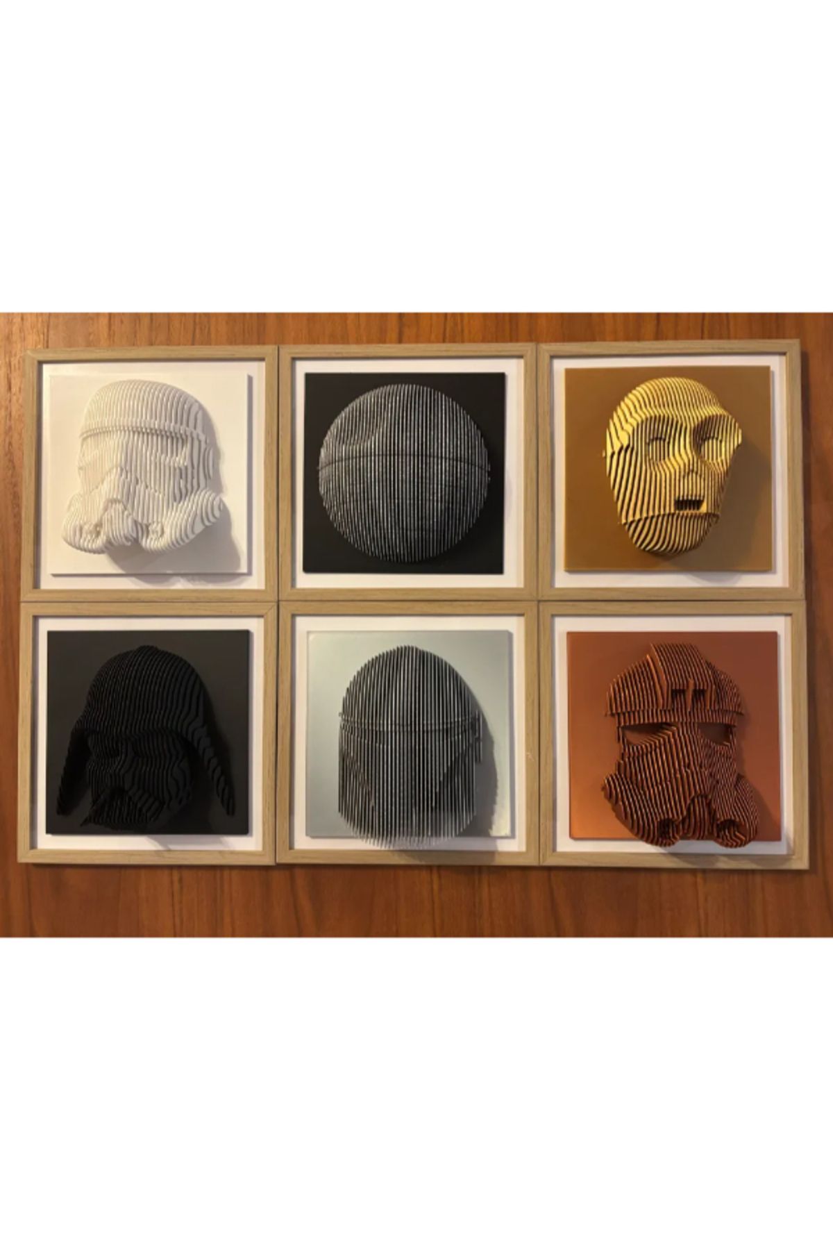 NOMOTHETIC Darth Vader Katmanlı Heykel – Duvar Dekoru
