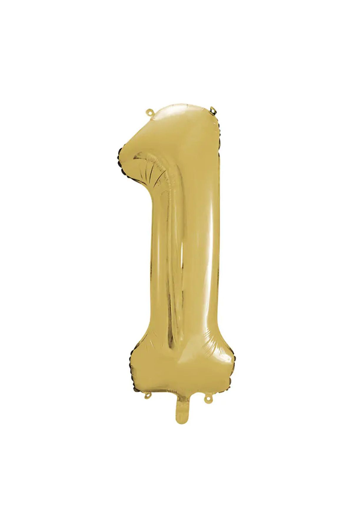 tedaks 1 Adet 34 İnç 85 Cm Gold Folyo Balon Helyum Balon 1 Yaş Balonu 1 Rakam Balon