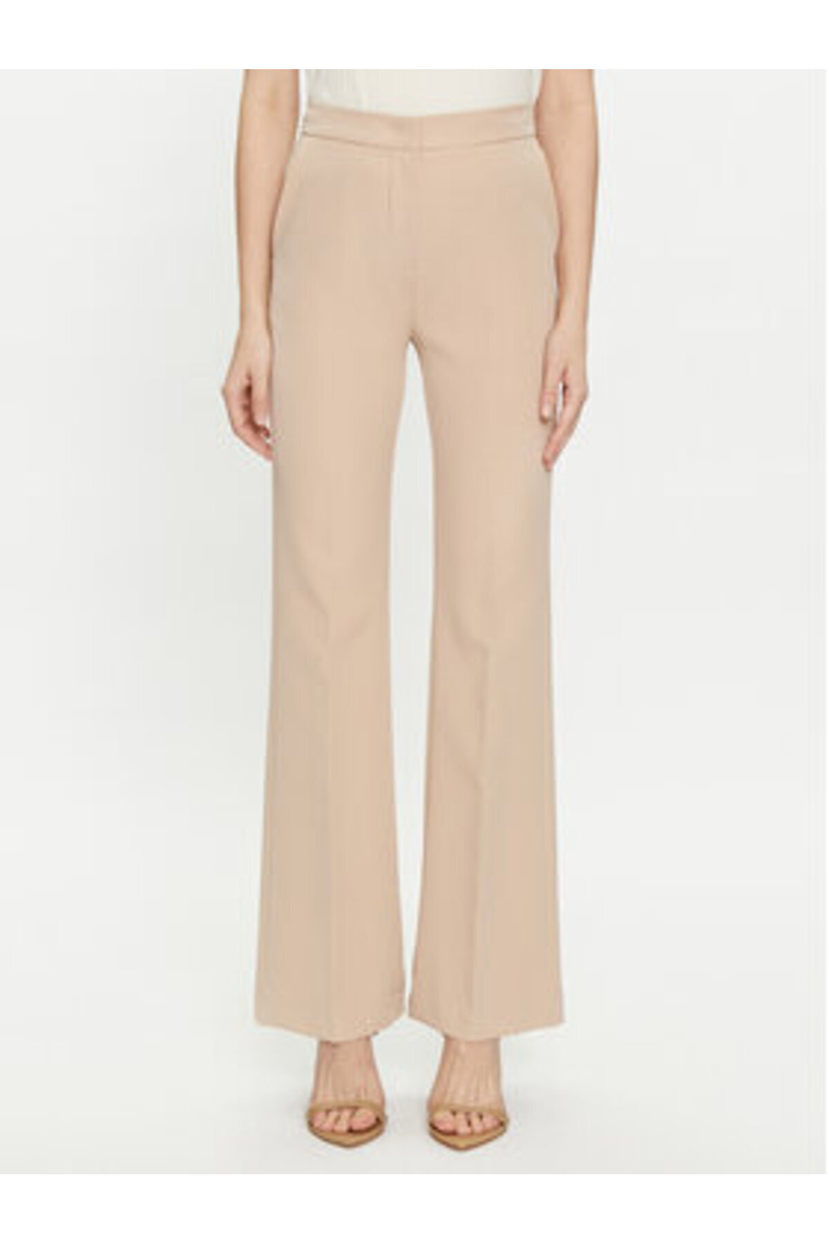 MARYLEY-Women's Fabric Trousers 24EB587/43PG Beige 3