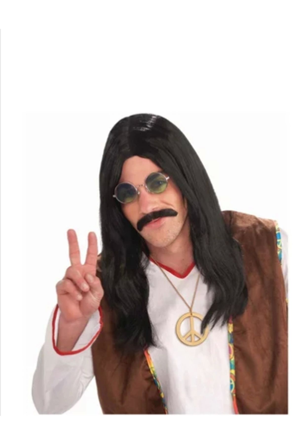 OurStyles Uzun Barış Manço Peruğu ve Bıyığı