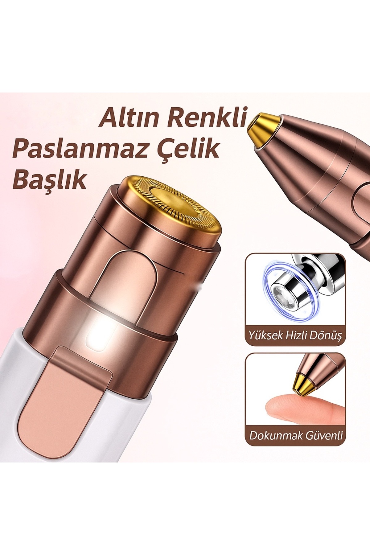  اپیلاتور دو سره زائد، قابل شارژ، بی‌نقص — LAZIM0014  — تصویر 6 از 6