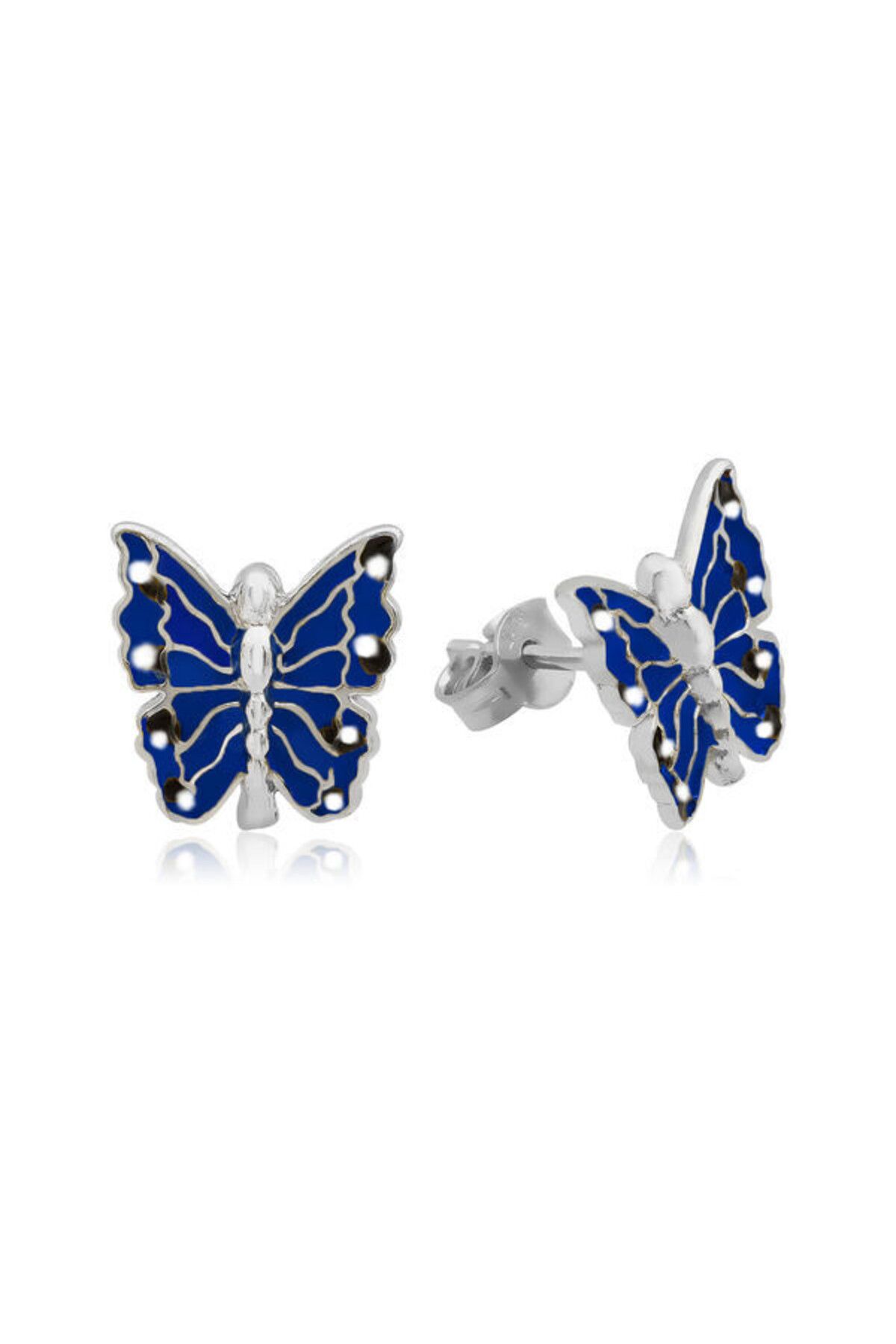 shop Çocuk Kelebek 925 Ayar Gümüş Küpe