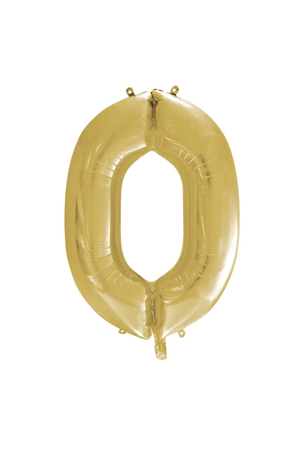 tedaks 1 Adet 34 İnç 85 Cm Gold Folyo Balon Helyum Balon 0 Yaş Balonu 0 Rakam Balon