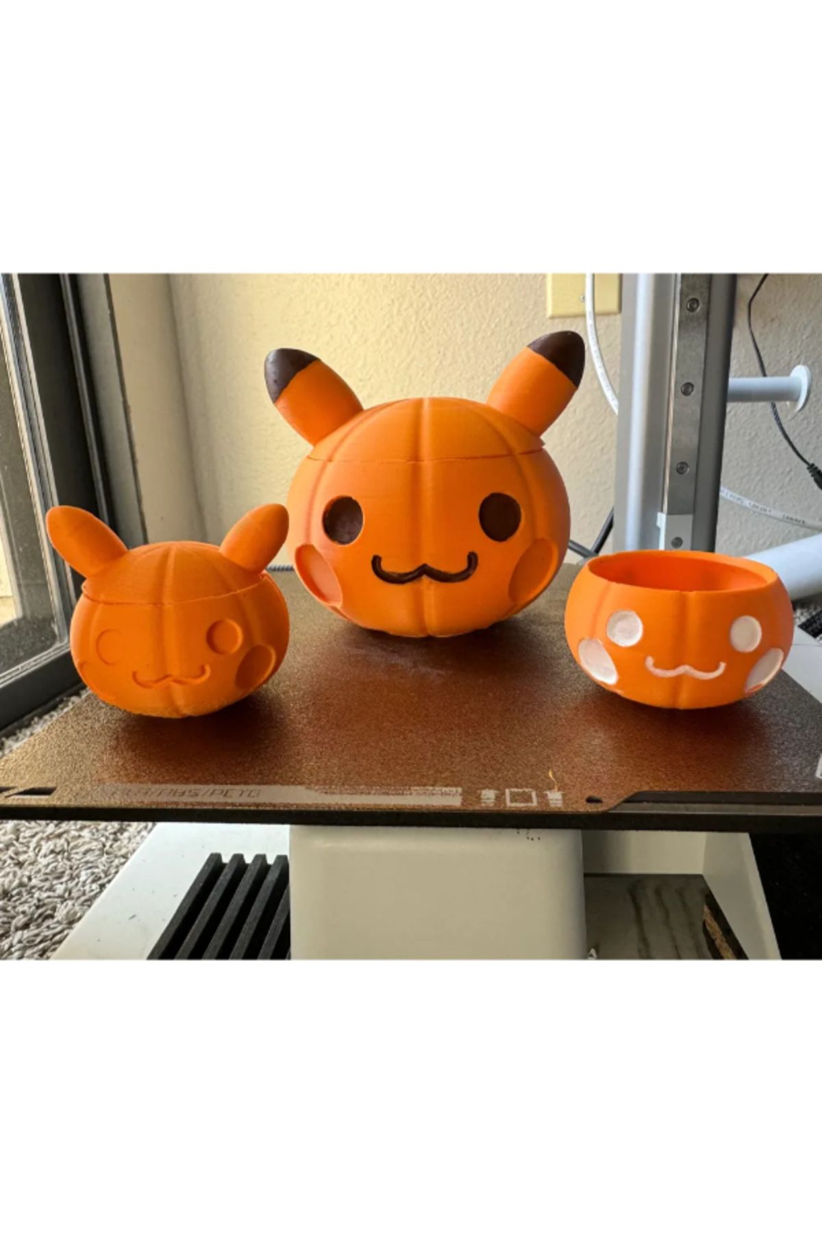 NOMOTHETIC Balkabağı Pikachu Şekerlik – Cadılar Bayramı Temalı Kase