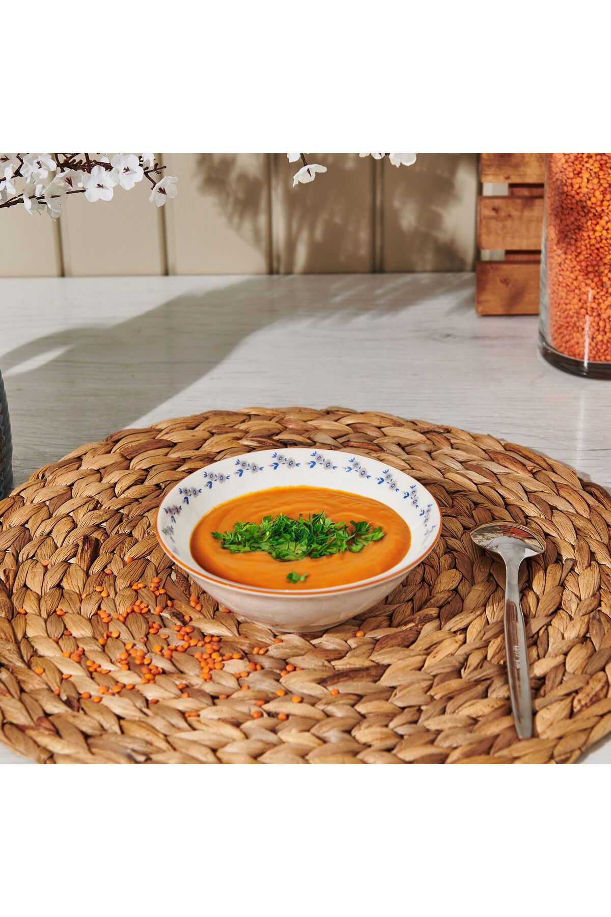 ASPARTAM Porselen Robi Çukur Kase - Renkli - 14 cm