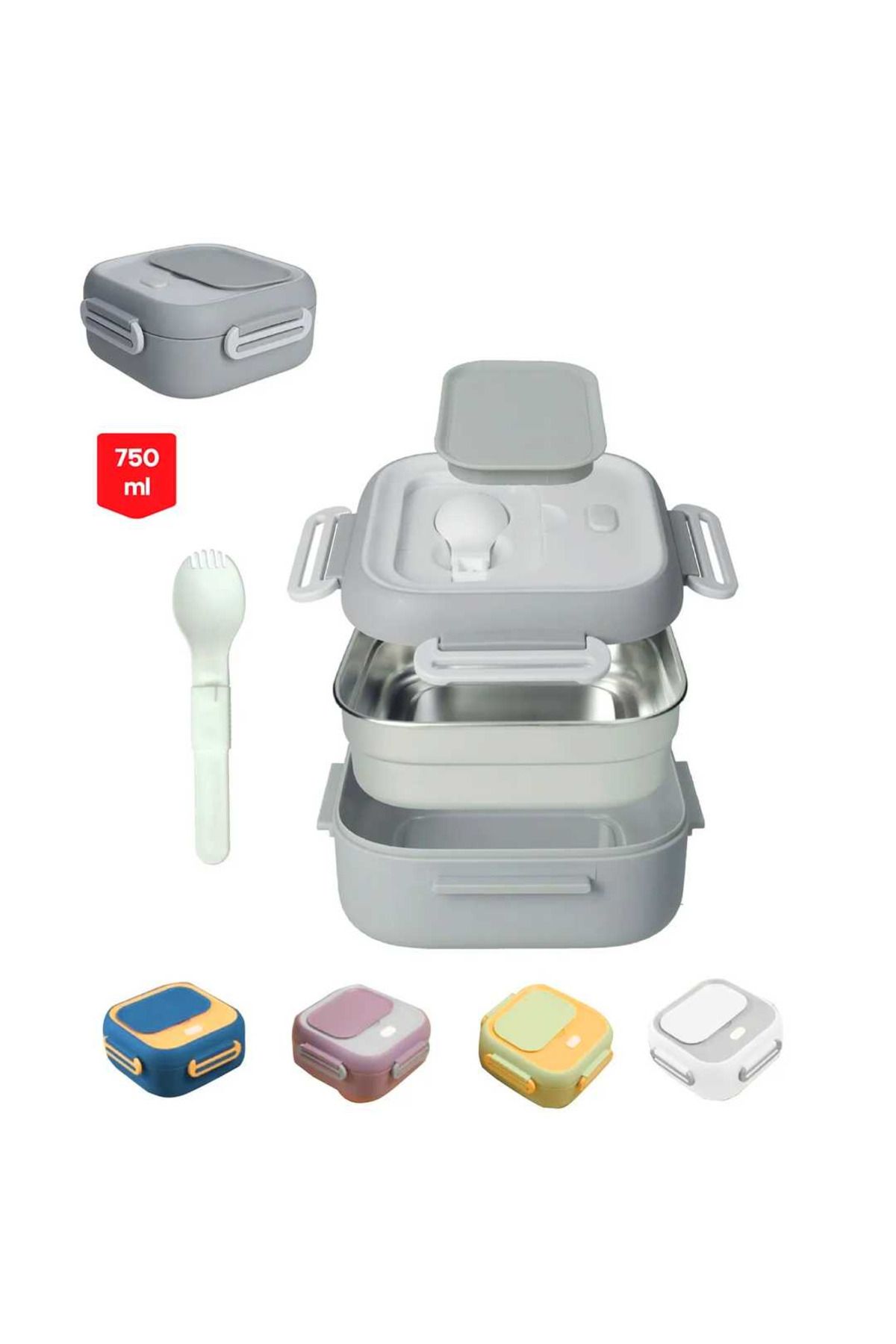 FixPoint PASLANMAZ ÇELİK BESLENME KABI P-1407 750 ML (1 ADET)