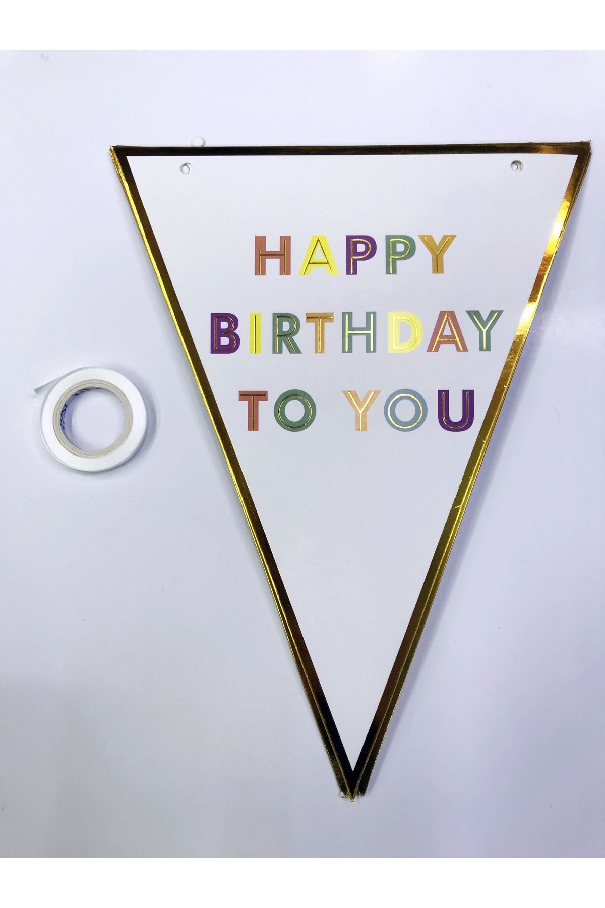 OurStyles Happy Birthday To You Flama Bayrak Süs