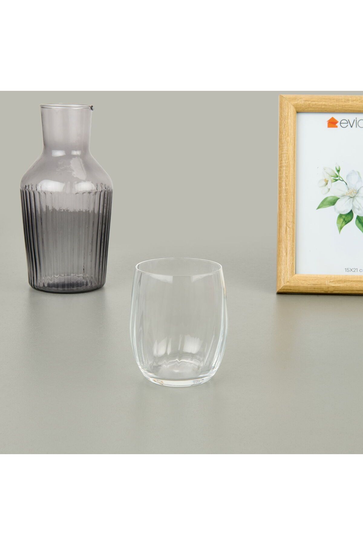 ASPARTAM Sarah Kristal Optik Su Bardağı - Şeffaf - 300 ml