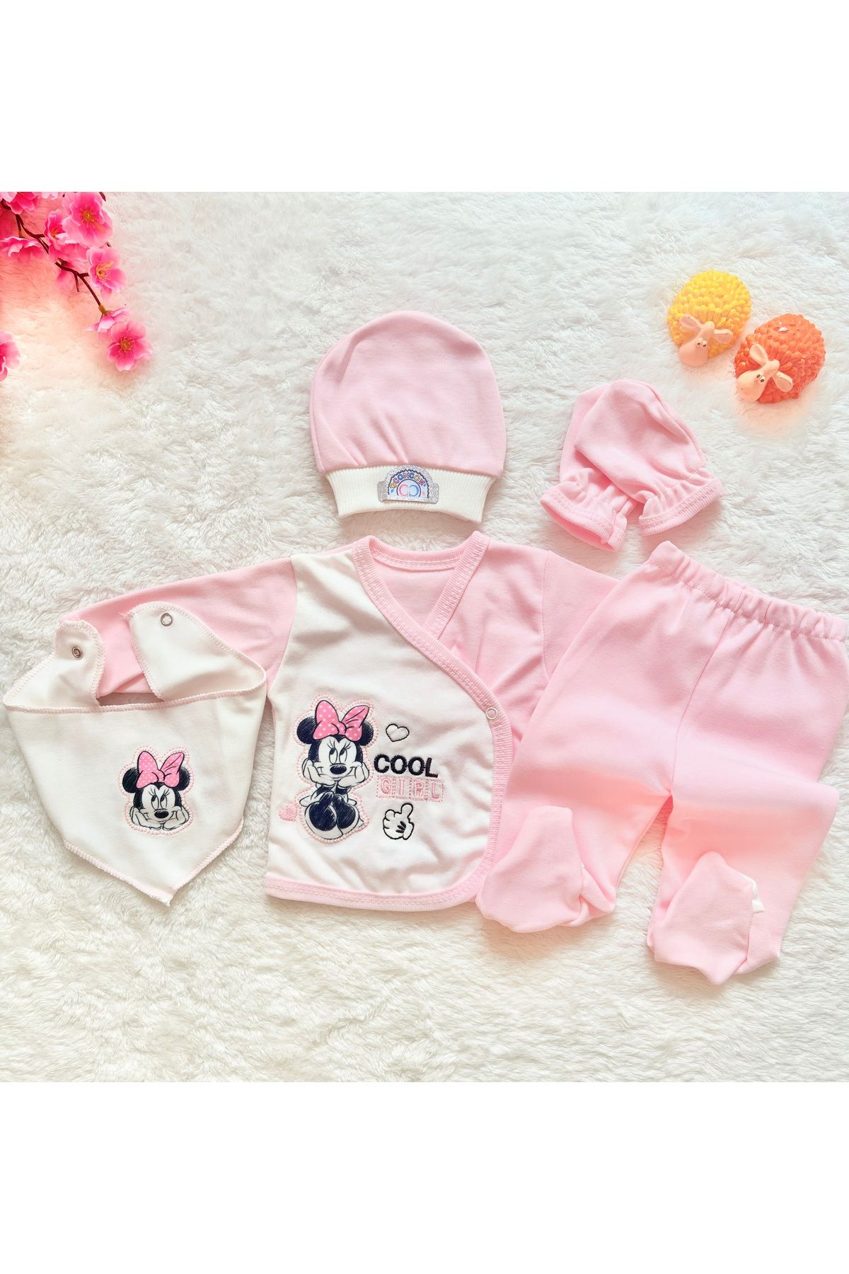 CONCON Mickey mouse yenidoğan hastane çıkışı bebek takımı