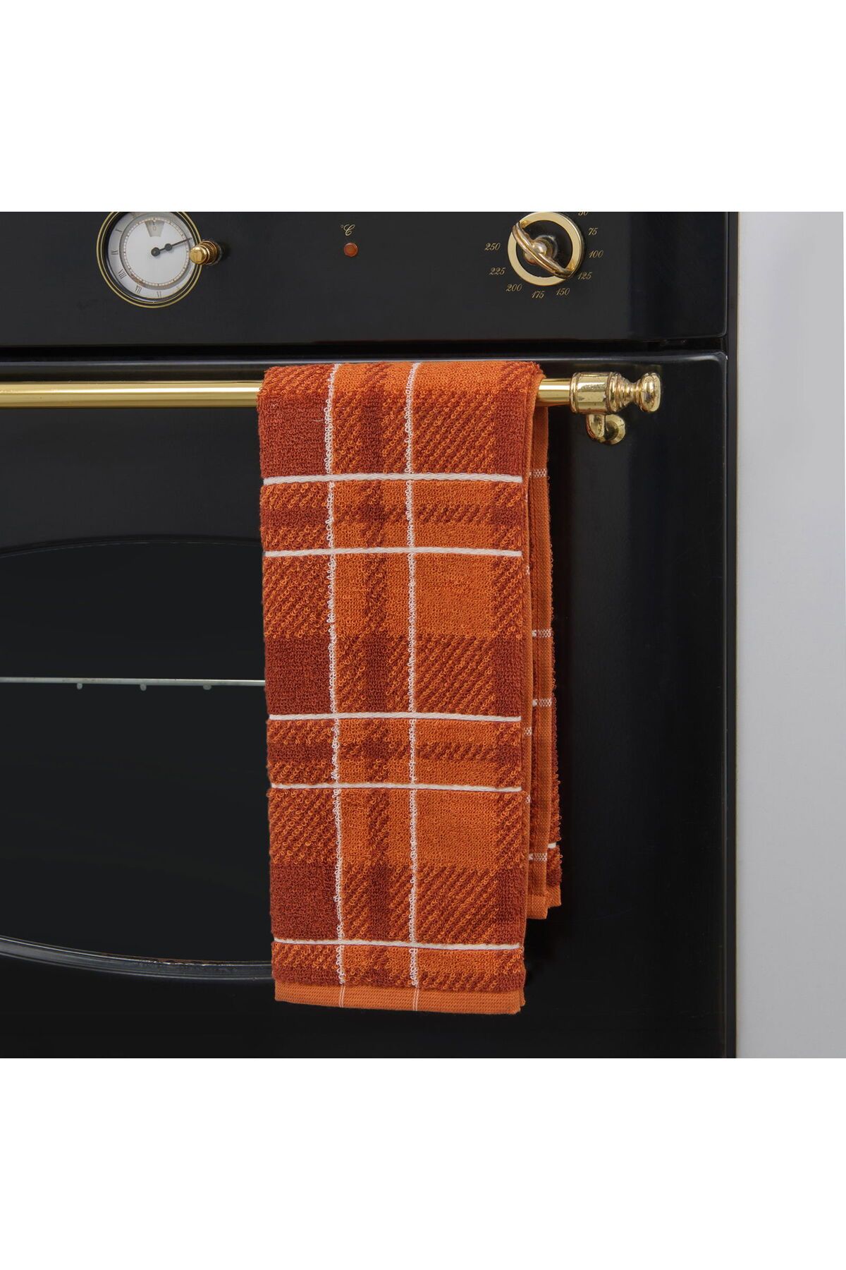 ASPARTAM Soft Plaid Mutfak Havlusu - Kiremit - 40x66 cm
