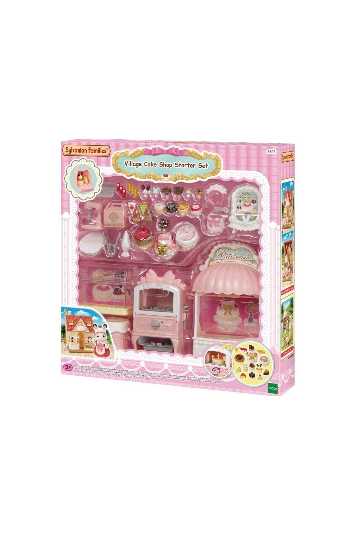 ADORE OYUNCAK 5807 Sylvanian Families Kasaba Pasta Dükkanı Oyun Seti +3 Yaş
