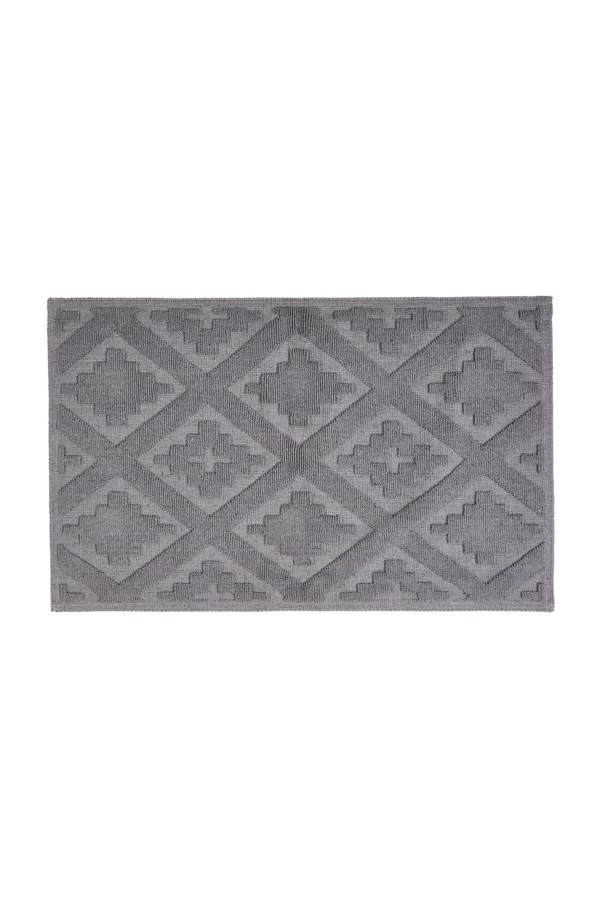 MATMEL Soft Nil 2'li Banyo Paspası - Gri - 60x100 cm + 50x60 cm