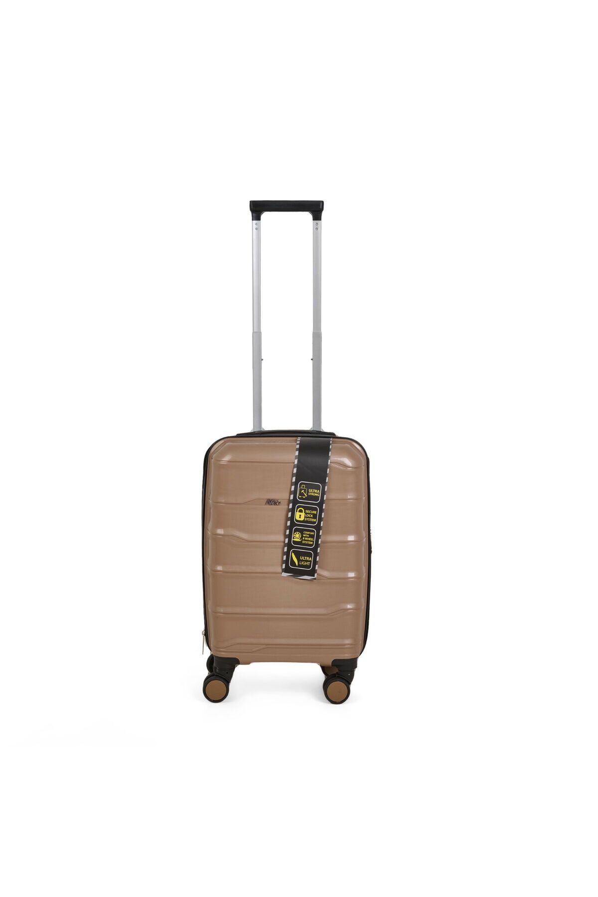 ASPARTAM PP Kabin Boy Valiz - Altın - 58x33x23 cm