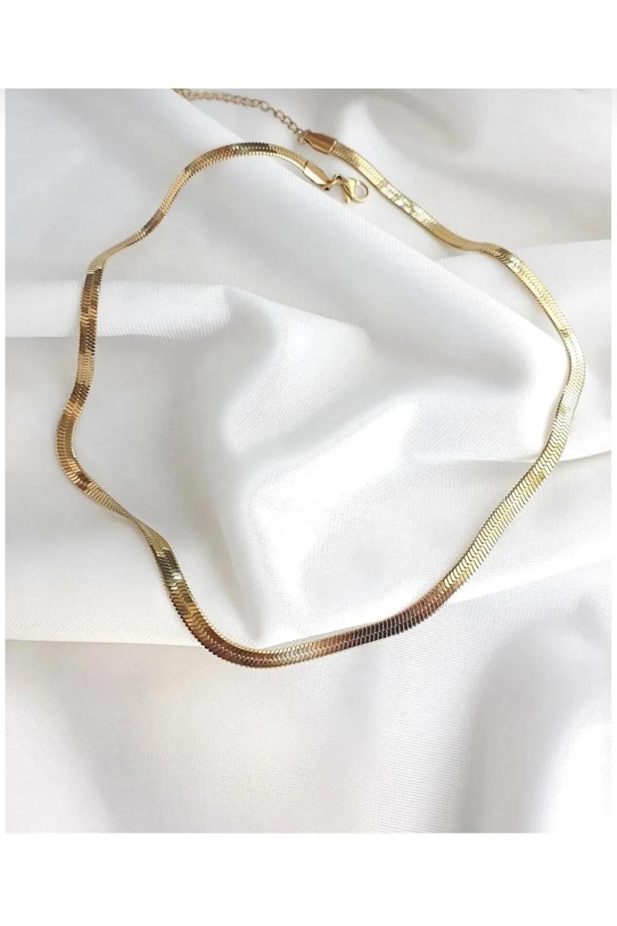 demirosa-Crushed Italian Chain Necklace and Bracelet 5