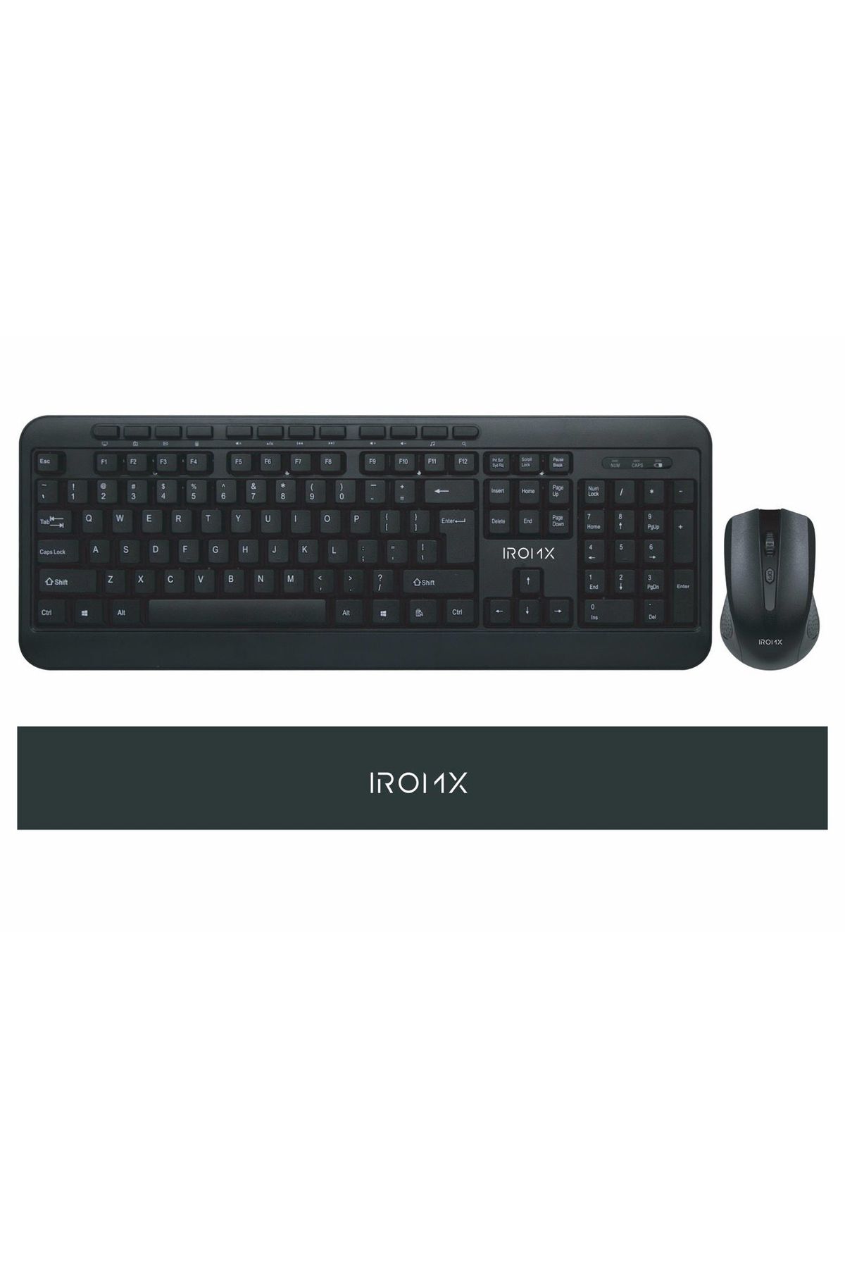 IROMX SWM30C TR KABLOSUZ MULTİMEDYA SİYAH Q KLAVYE+MOUSE