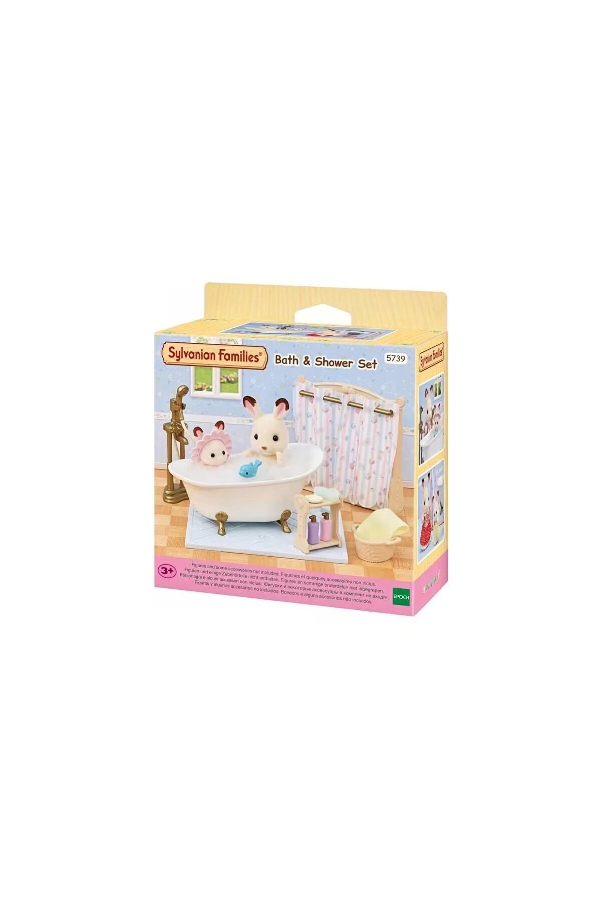 ADORE OYUNCAK 5739 Sylvanian Families Banyo Ve Duş Seti (figürler Dahil Değildir) +3 Yaş