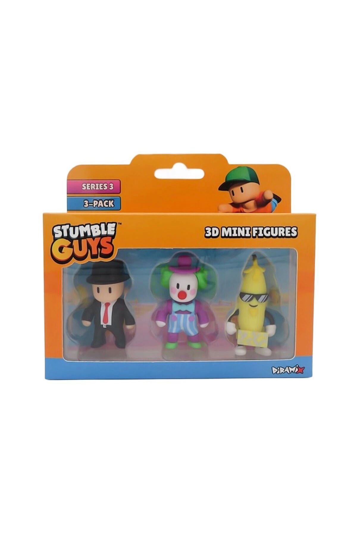 ÖYKÜ VE YİĞİT TUY23000 Stumble Guys 3lü Mini Figür